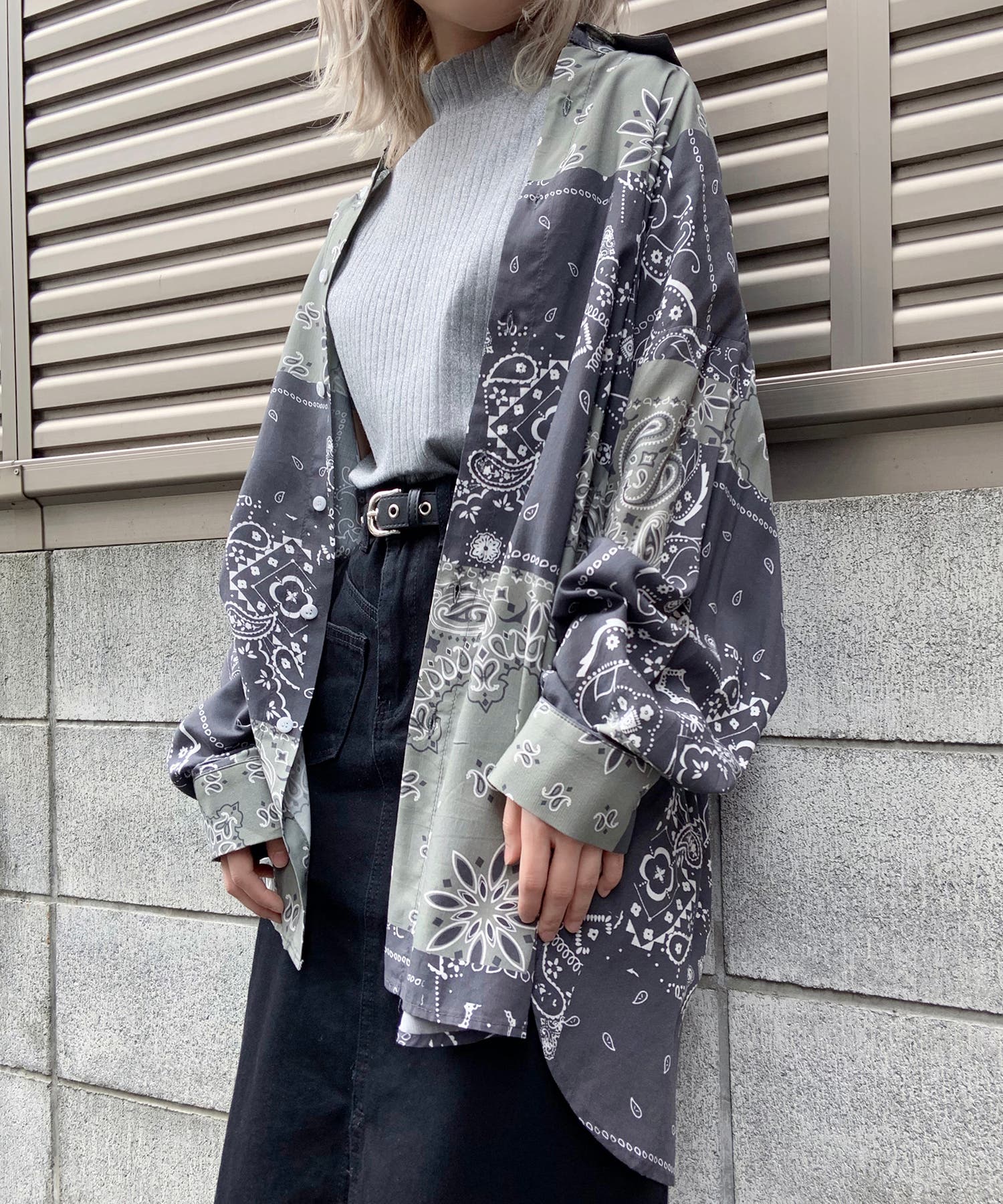 Figments】バンダナ柄シャツ[品番：WG010077039]｜WEGO【WOMEN