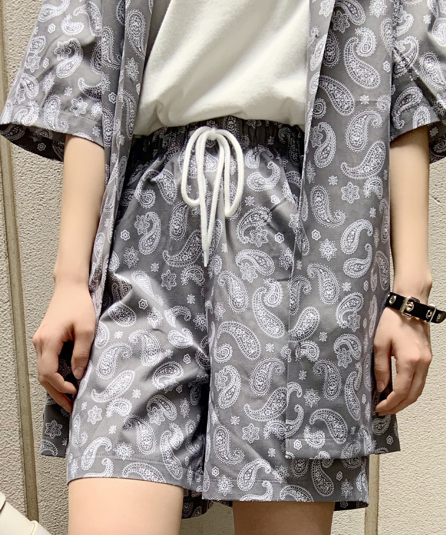 Figments】ペイズリー柄ショートパンツ[品番：WG010075650