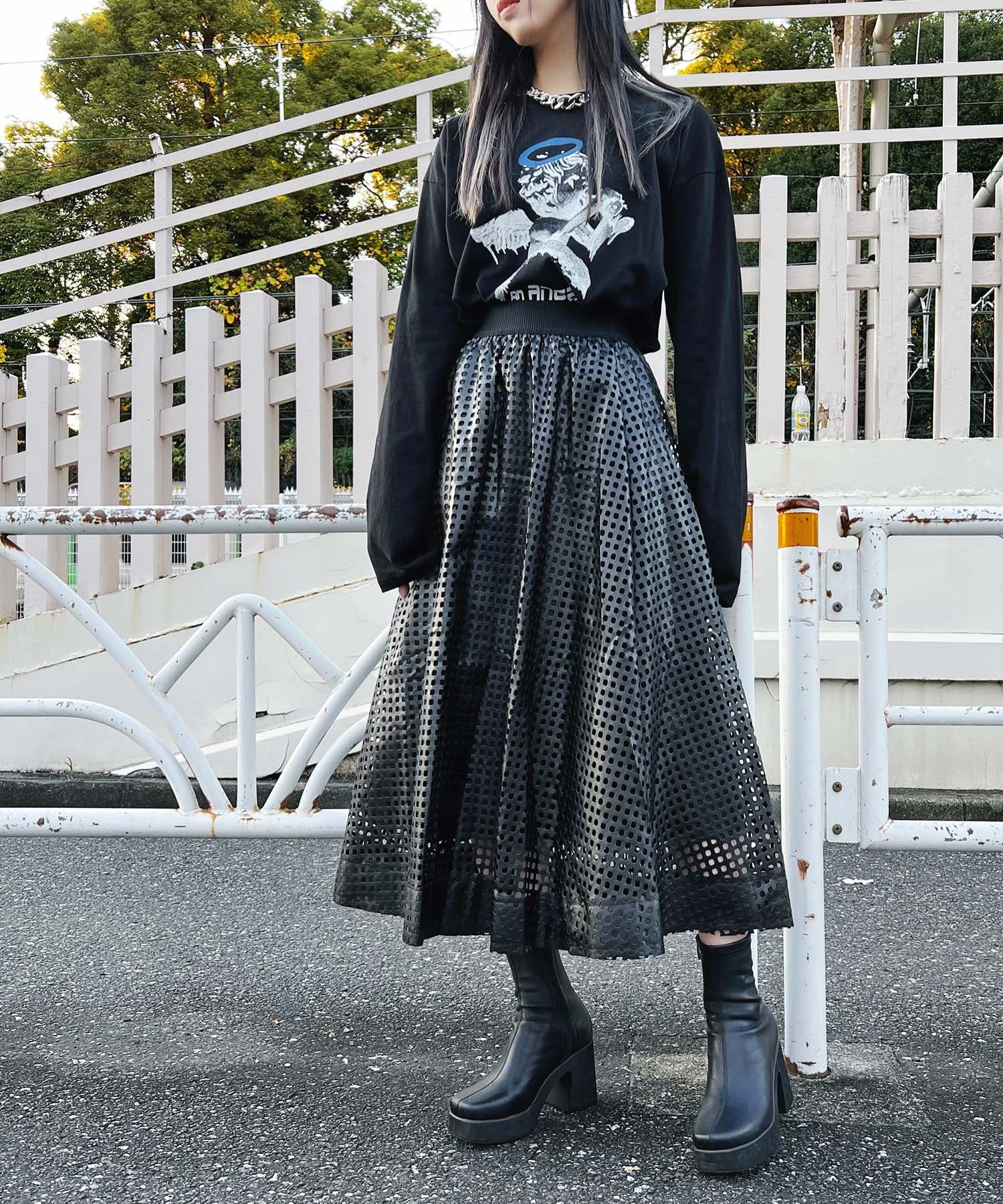 【PHILOSOPHY】★フェイクレザーレーススカート★黒★ EG4318EW10900_fw_thumbM.jpg