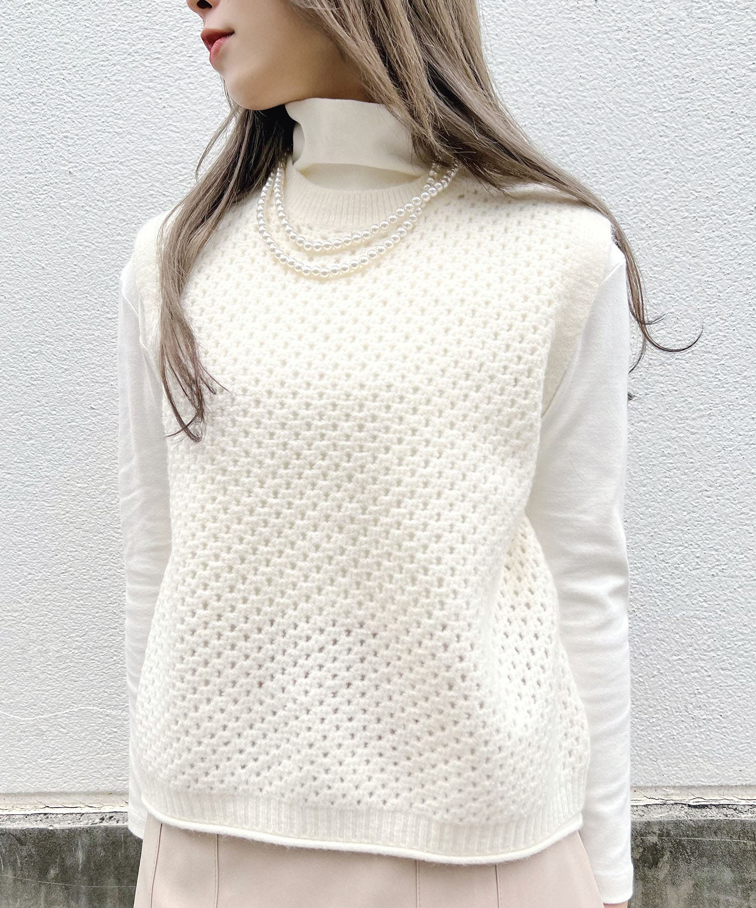 XSサイズのみ☆ANEW GOLF☆ アニュー韓国　ニットベスト XSサイズのみ☆ANEW GOLF☆ アニュー韓国 ニットベスト XSサイズ