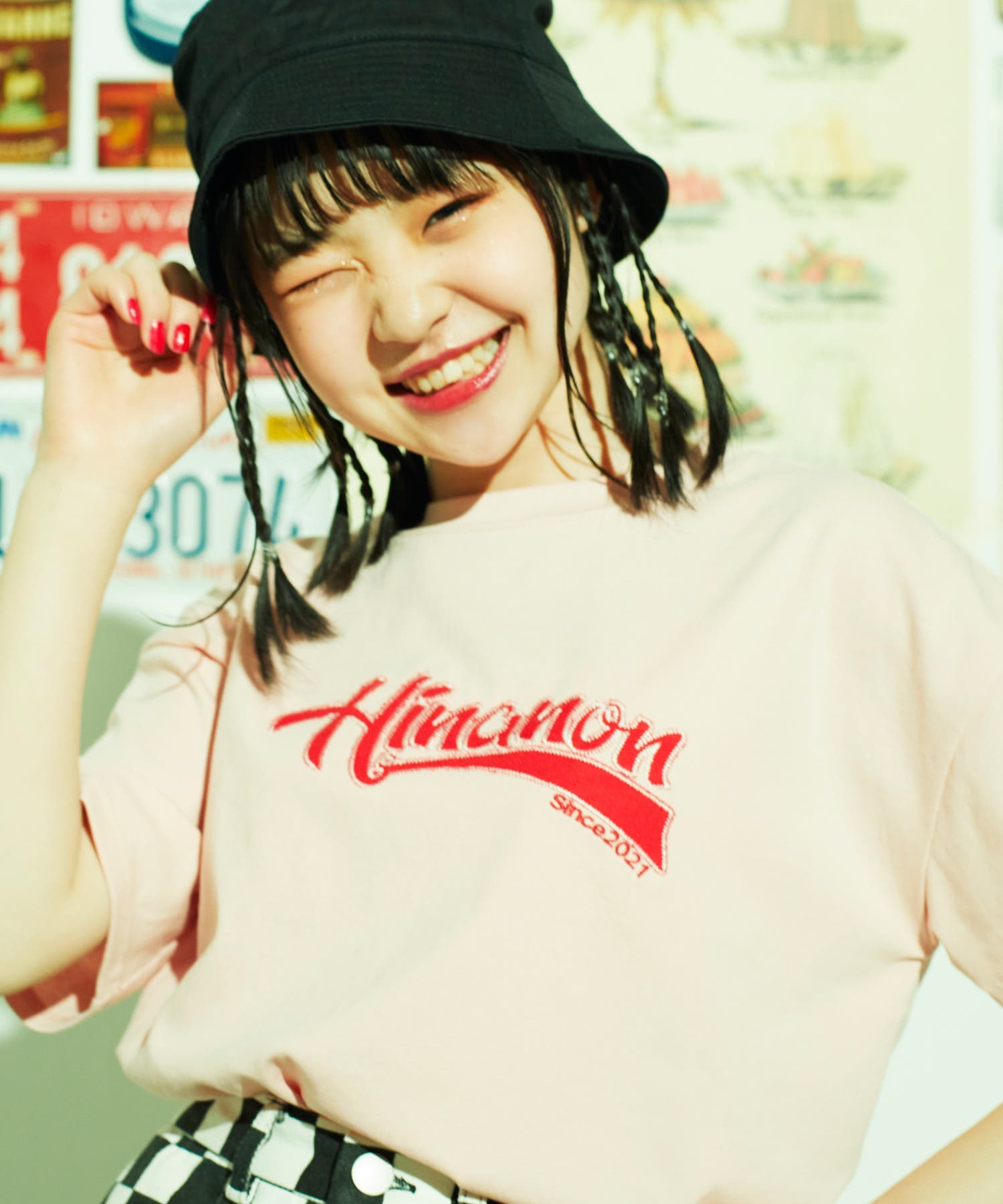 フロッキーロゴプリントロングTシャツ｜WOMEN｜250HAG90-380I