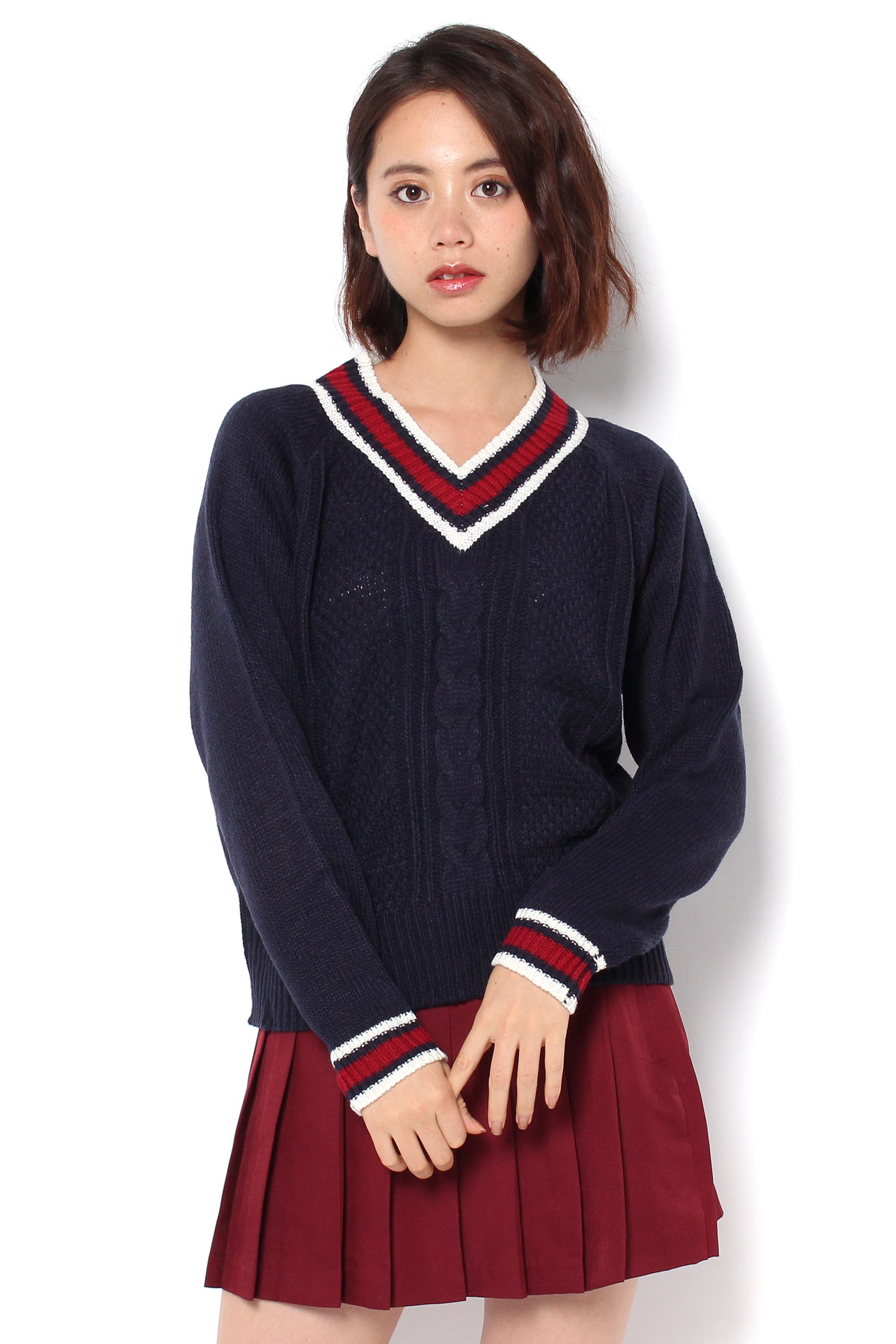 チルデンニット JS16AU09-L022[品番：WG010000114]｜WEGO【WOMEN