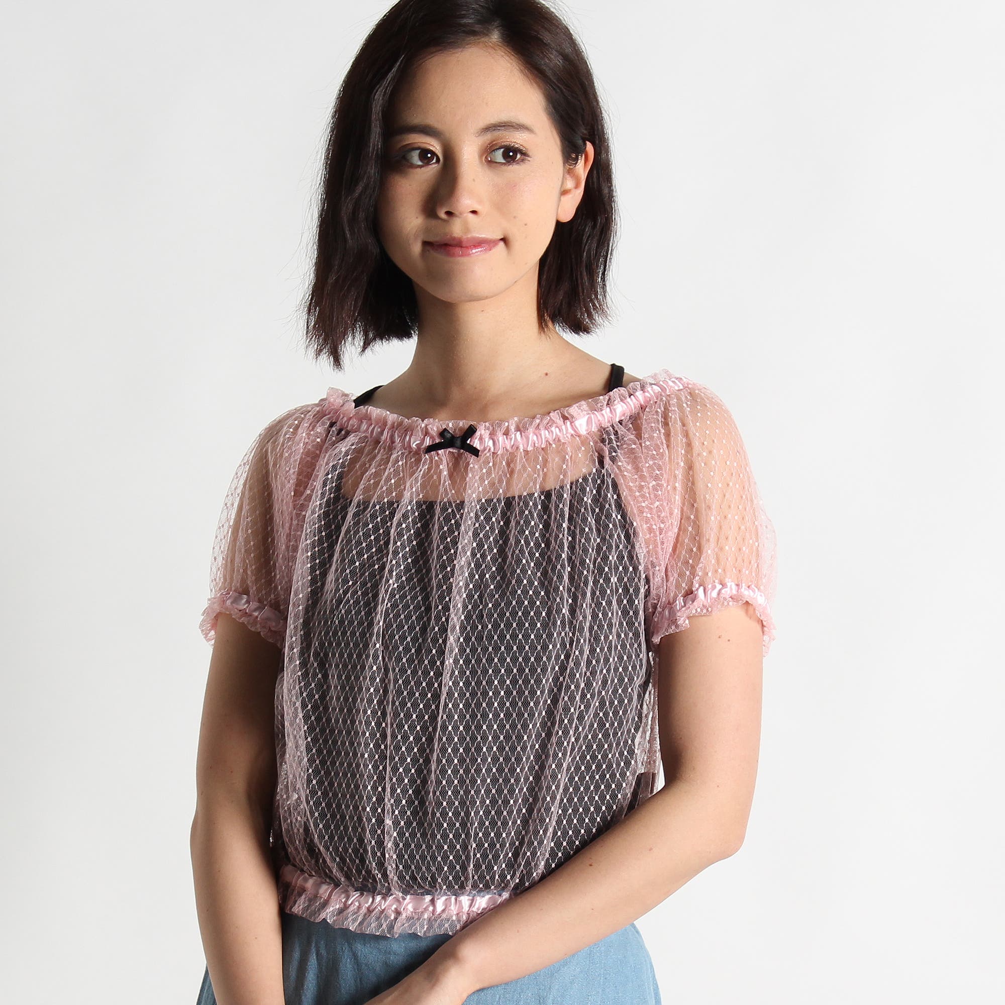 チュールオフショルブラウス[品番：WG010000912]｜WEGO【WOMEN 