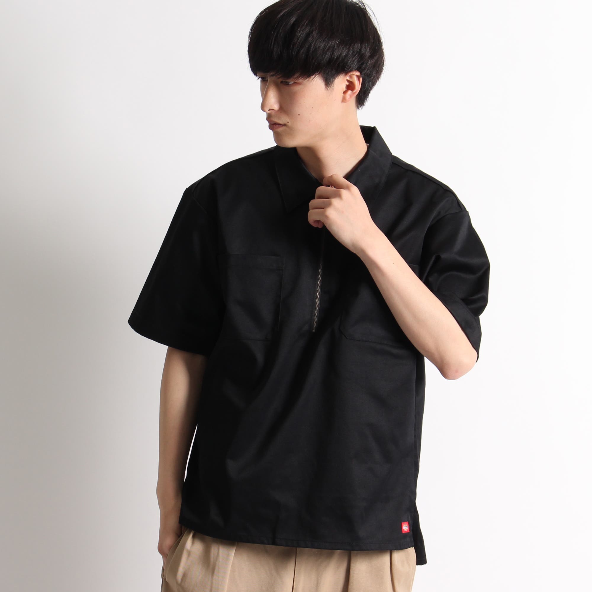 Dickiesハーフジップシャツ[品番：WG010018061]｜WEGO【MEN