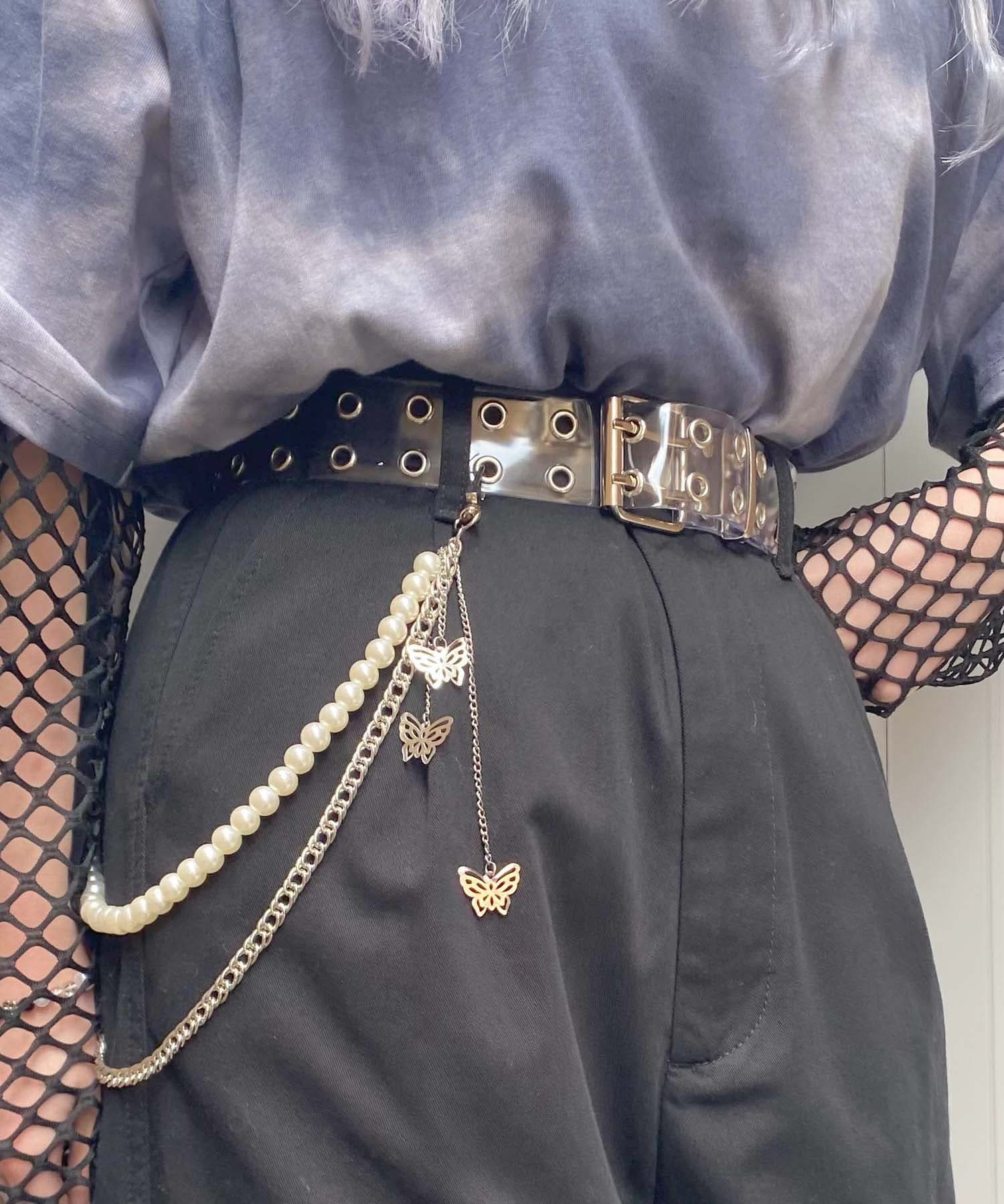 パールチェーンベルト litmus maisonlulupinot パールチェーンベルト litmus maisonlulupinot Pearl harness / Maison