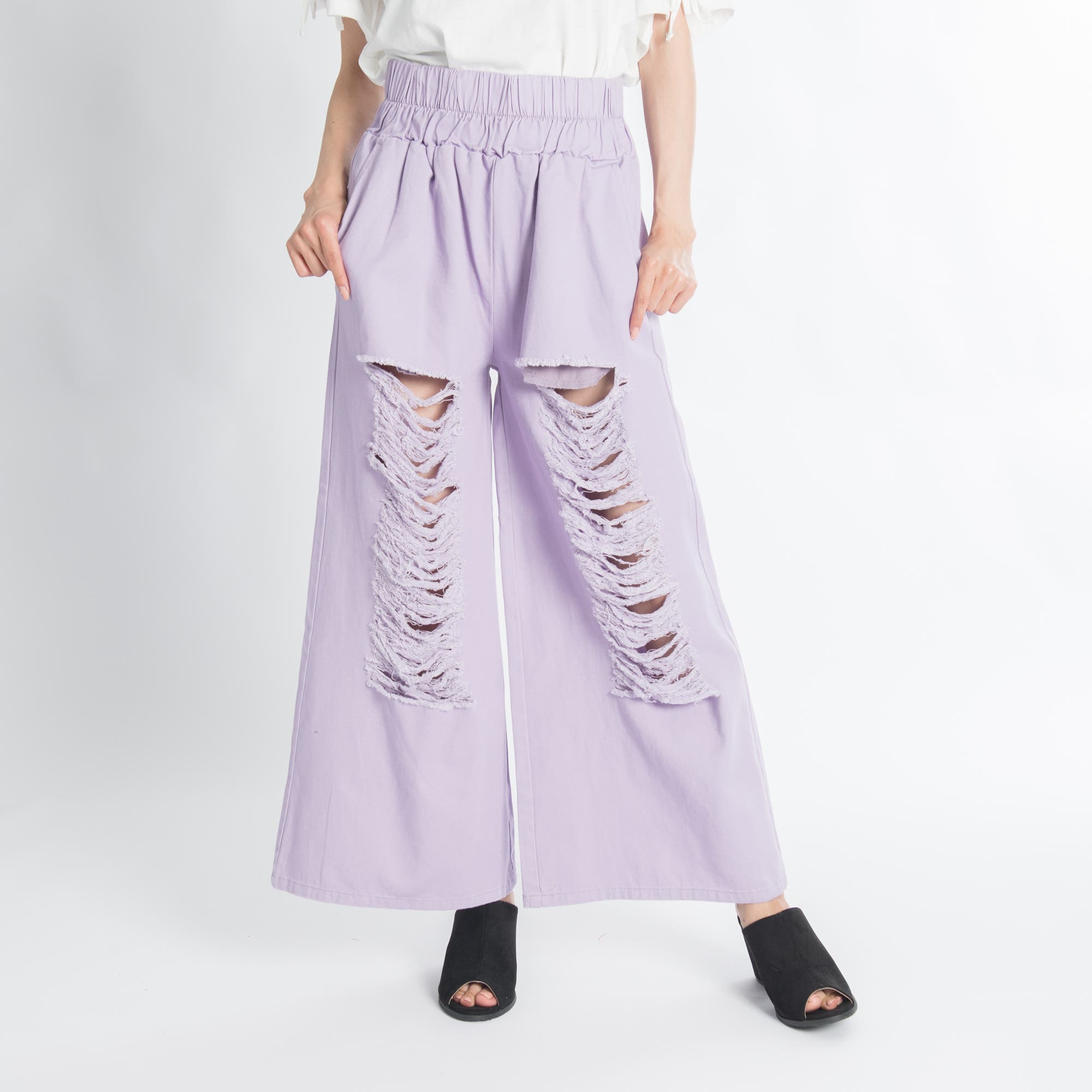 WC】クラッシュデニムパンツ[品番：WG010018885]｜WEGO【WOMEN