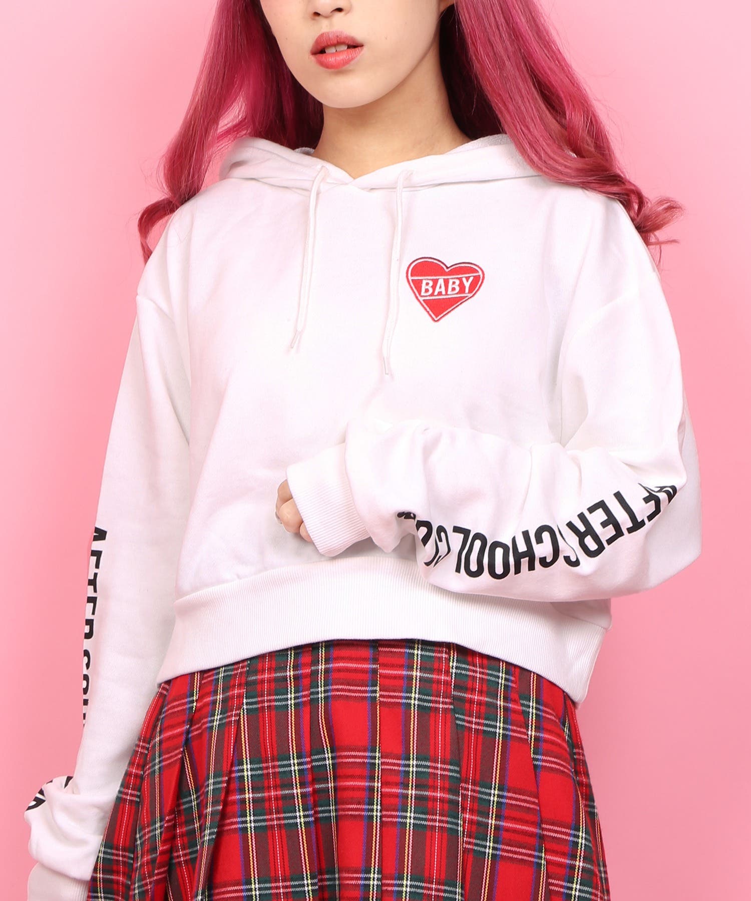 WC】ハート刺繍プルパーカー[品番：WG010071862]｜WEGO【WOMEN