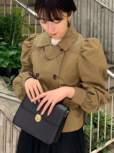 WC】ショートデザイントレンチ[品番：WG010078694]｜WEGO【WOMEN