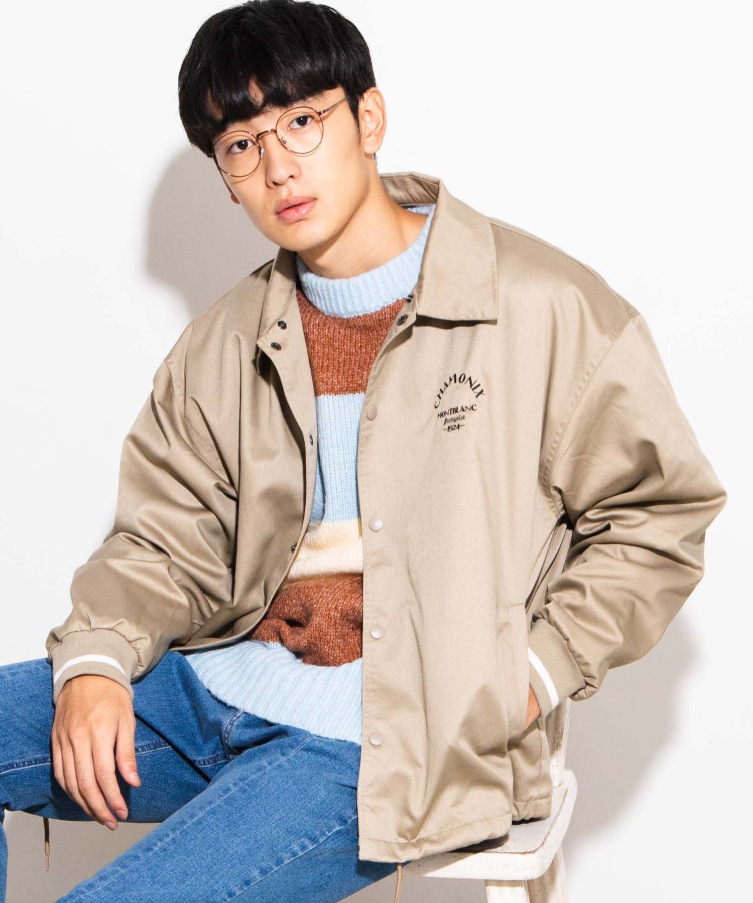 2wayフード付キロゴコーチジャケット WE19WN10-M3840[品番