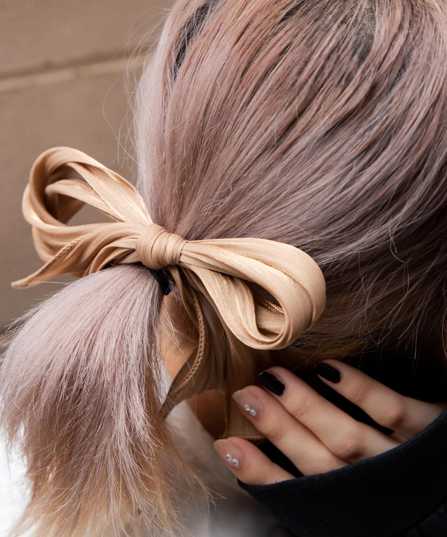 オーガンジーリボンヘアゴム ティンカーベル 再販】オーガンジーリボンヘアゴム ティンカーベル