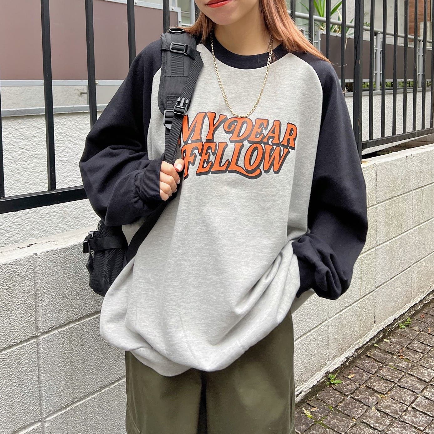 ヘビーウエイト ラグランBIGプルオーバー[品番：WG010082855]｜WEGO