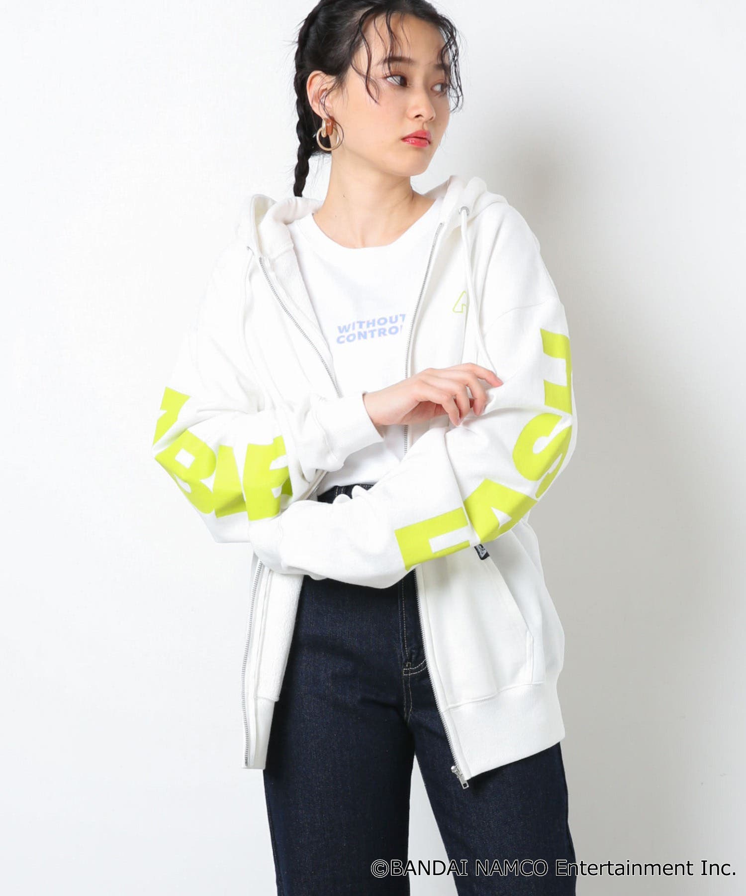 miniministore パーカー ジップアップパーカーレディース