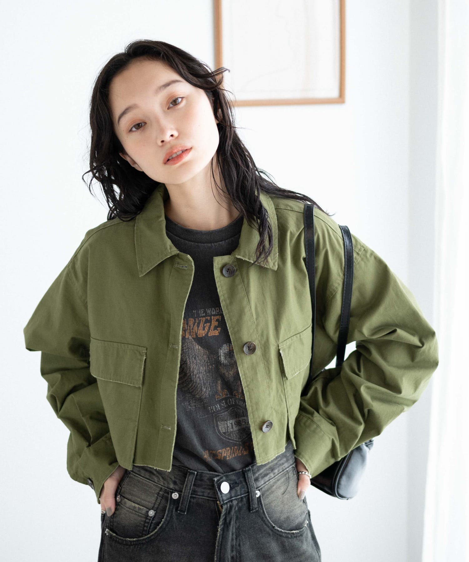 WEGO｜ウィゴーのTシャツ/カットソー（グリーン・カーキ/緑色系