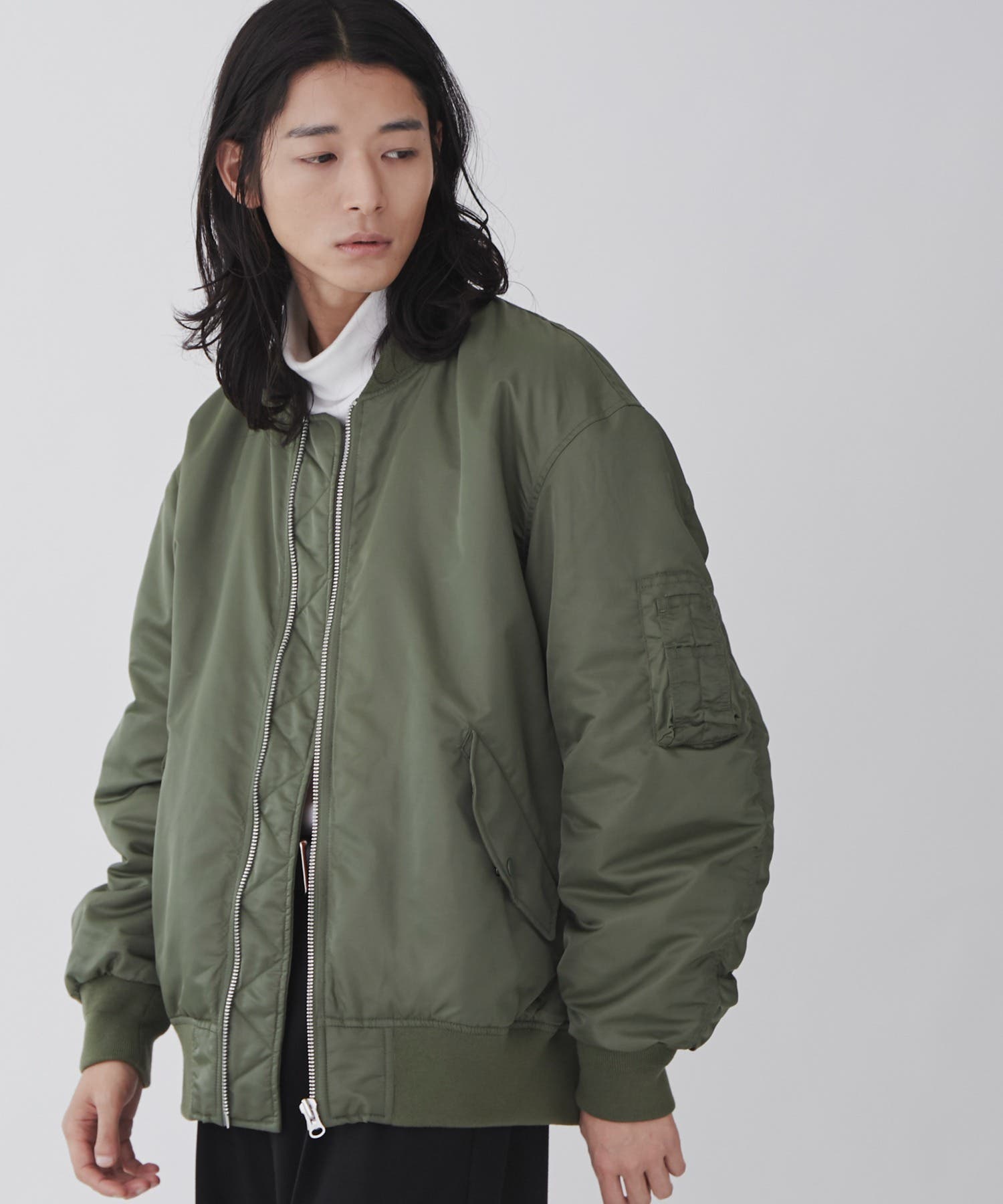ナイロンMA 1 メンズ[品番：WG010089482]｜WEGO【MEN】（ウィゴー）の  