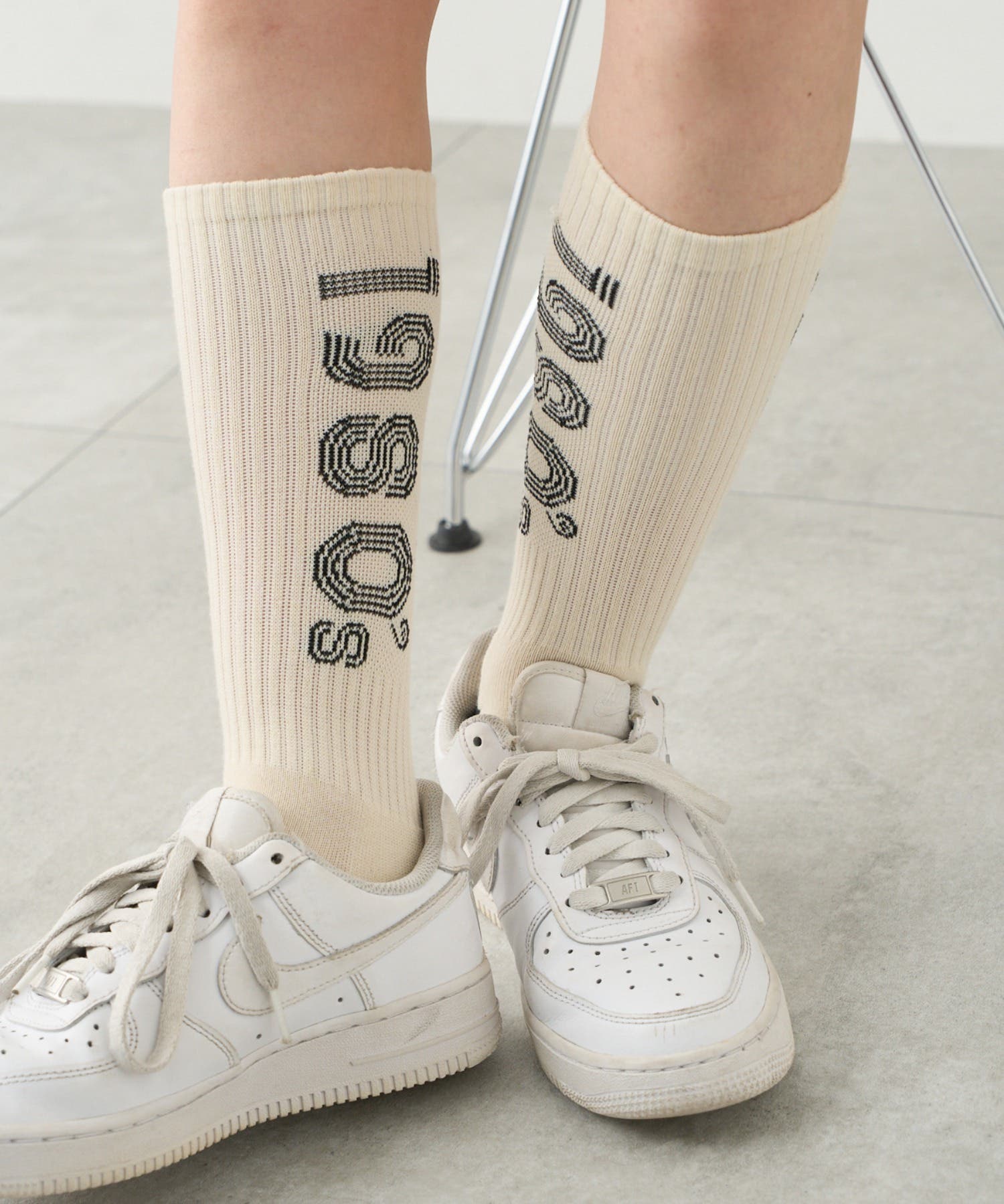 vege】CSソックス Sサイズ ロング 白 コンフォートcsソックスの