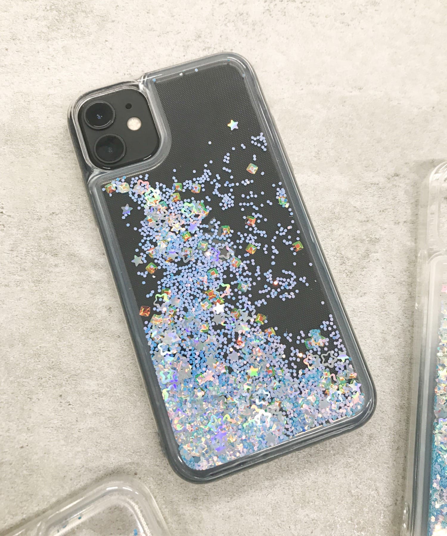 キラキラiphoneケース(オーロラ)[品番：WG010090257]｜WEGO【WOMEN