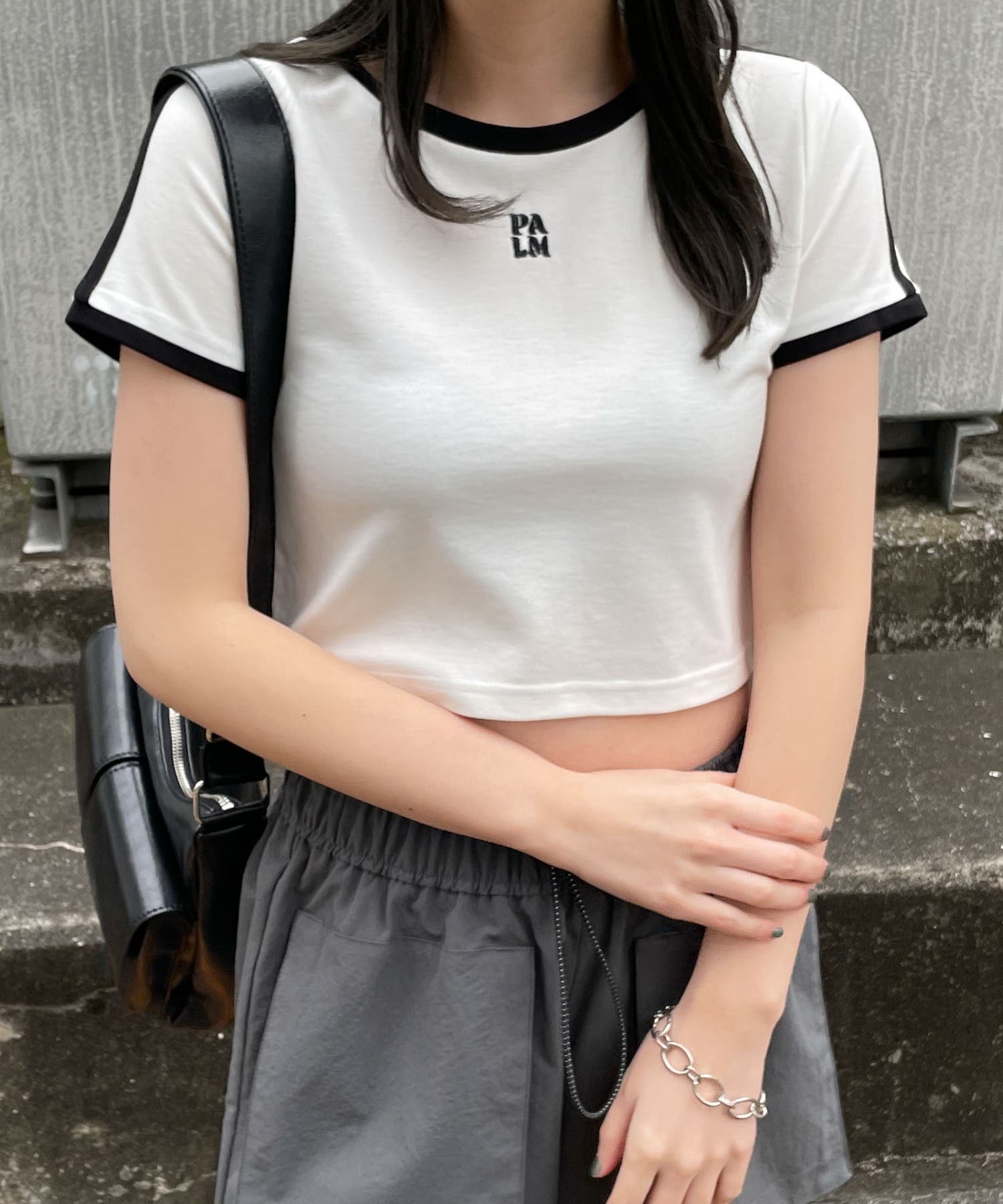 ラインデザインちびT[品番：WG010090299]｜WEGO【WOMEN】（ウィゴー