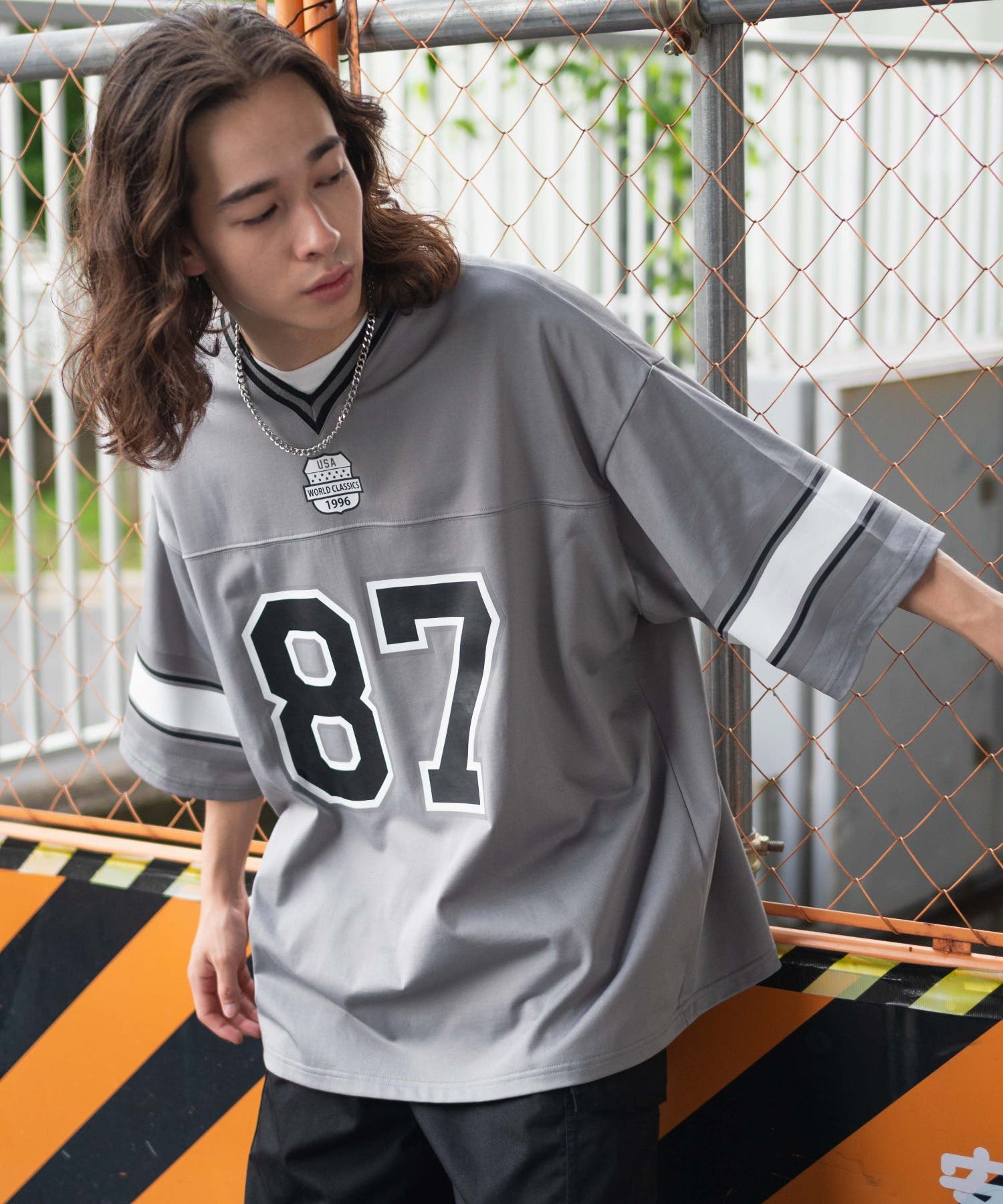 売れ筋介護用品も！ ナンバリングホッケーT(S)[品番：WG010091112]｜WEGO【MEN アイドル