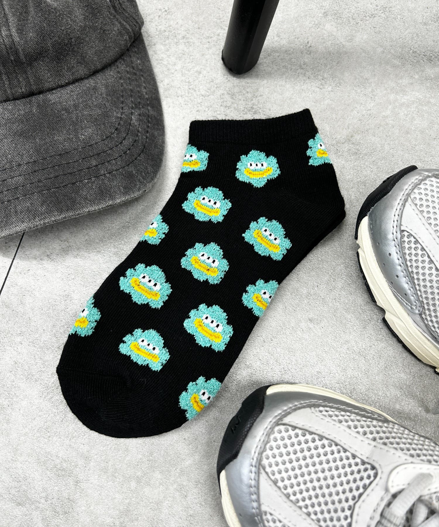 モンスター総柄ショートソックス[品番：WG010091127]｜WEGO