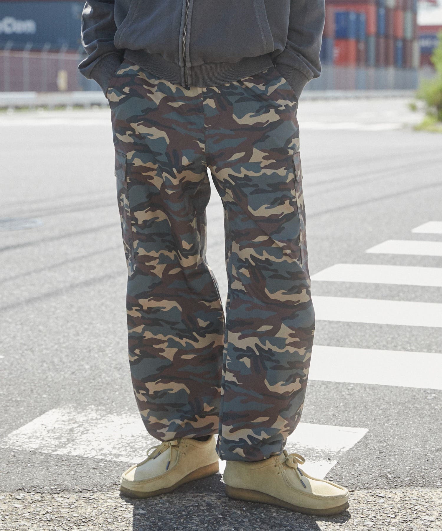売れ筋がひ！ パターンイージーカーゴパンツ[品番：WG010092453]｜WEGO【MEN パンツ