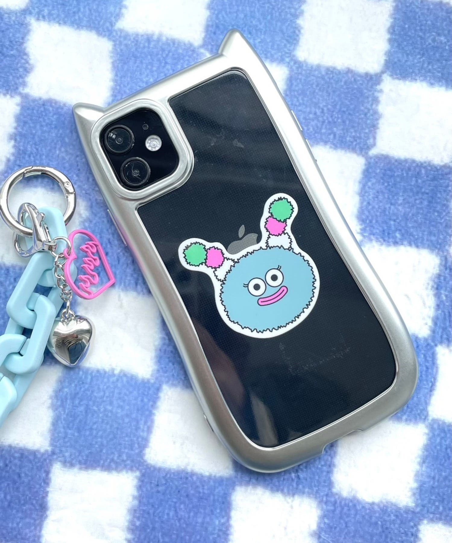 猫耳フレームiphoneケース(シルバー)[品番：WG010092544]｜WEGO