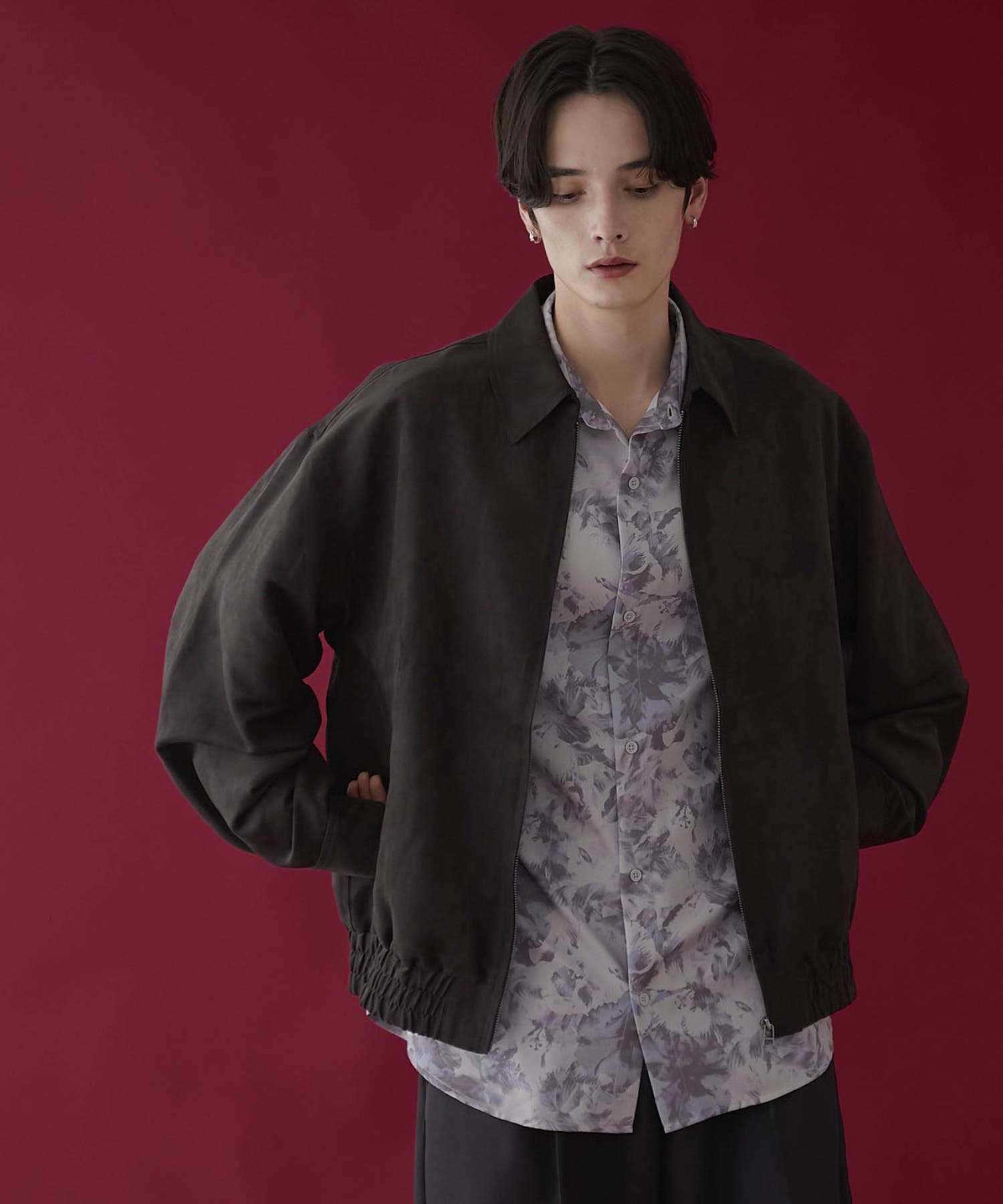 フェイクスウェードZIPブルゾン[品番：WG010092636]｜WEGO【MEN