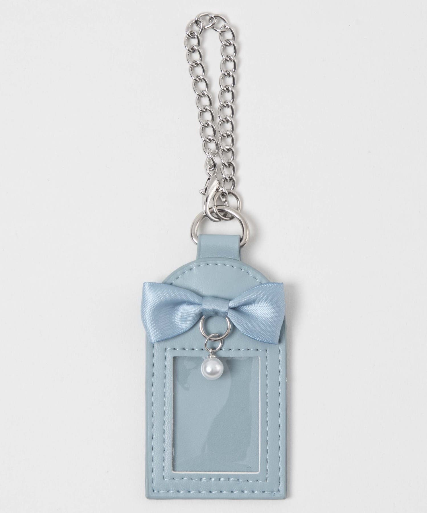 パールリボンIDフォトケースキーホルダー[品番：WG010092698]｜WEGO