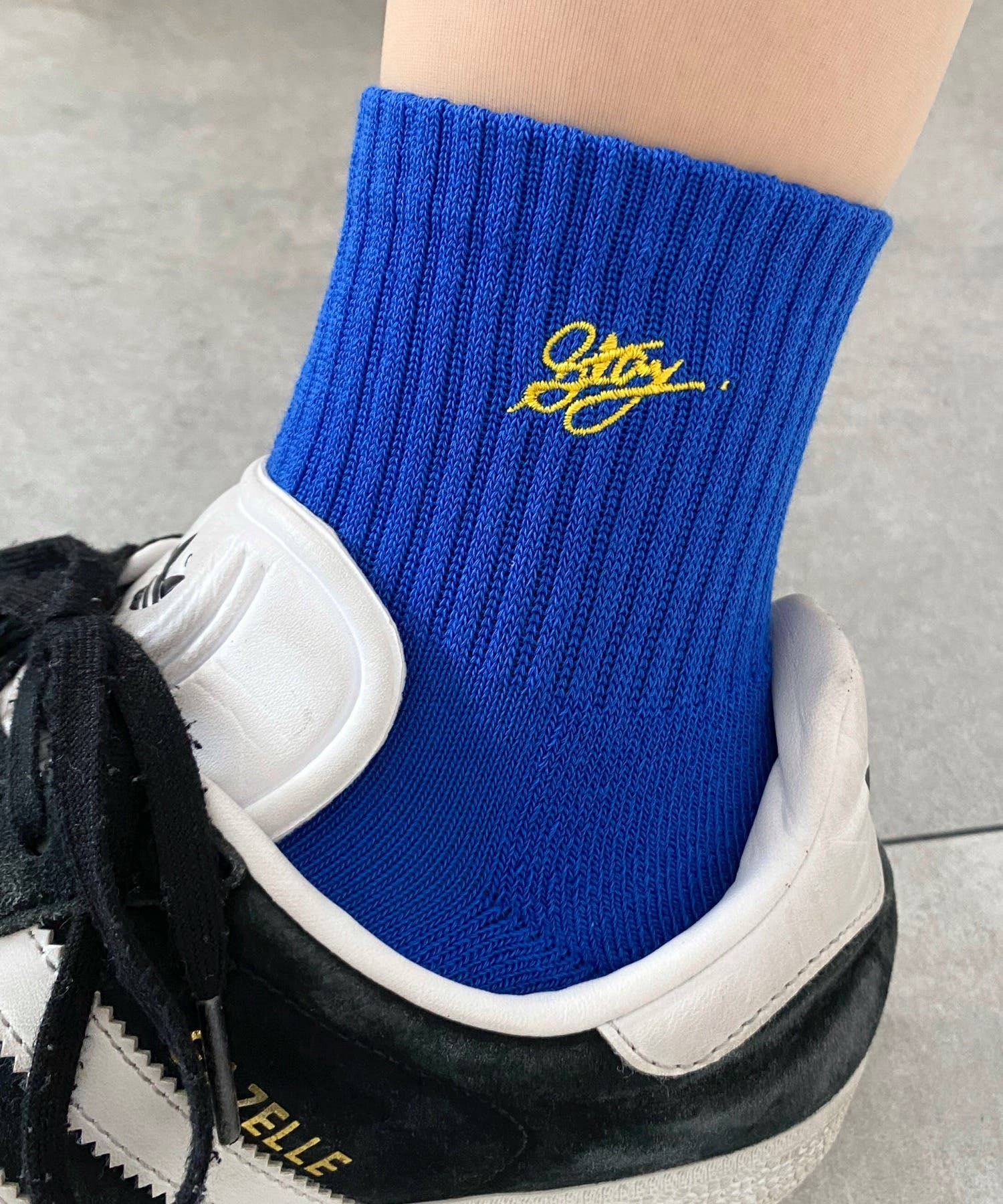 X-girl エックスガール GOTHIC LOGO RIB SOCKS 105244054001