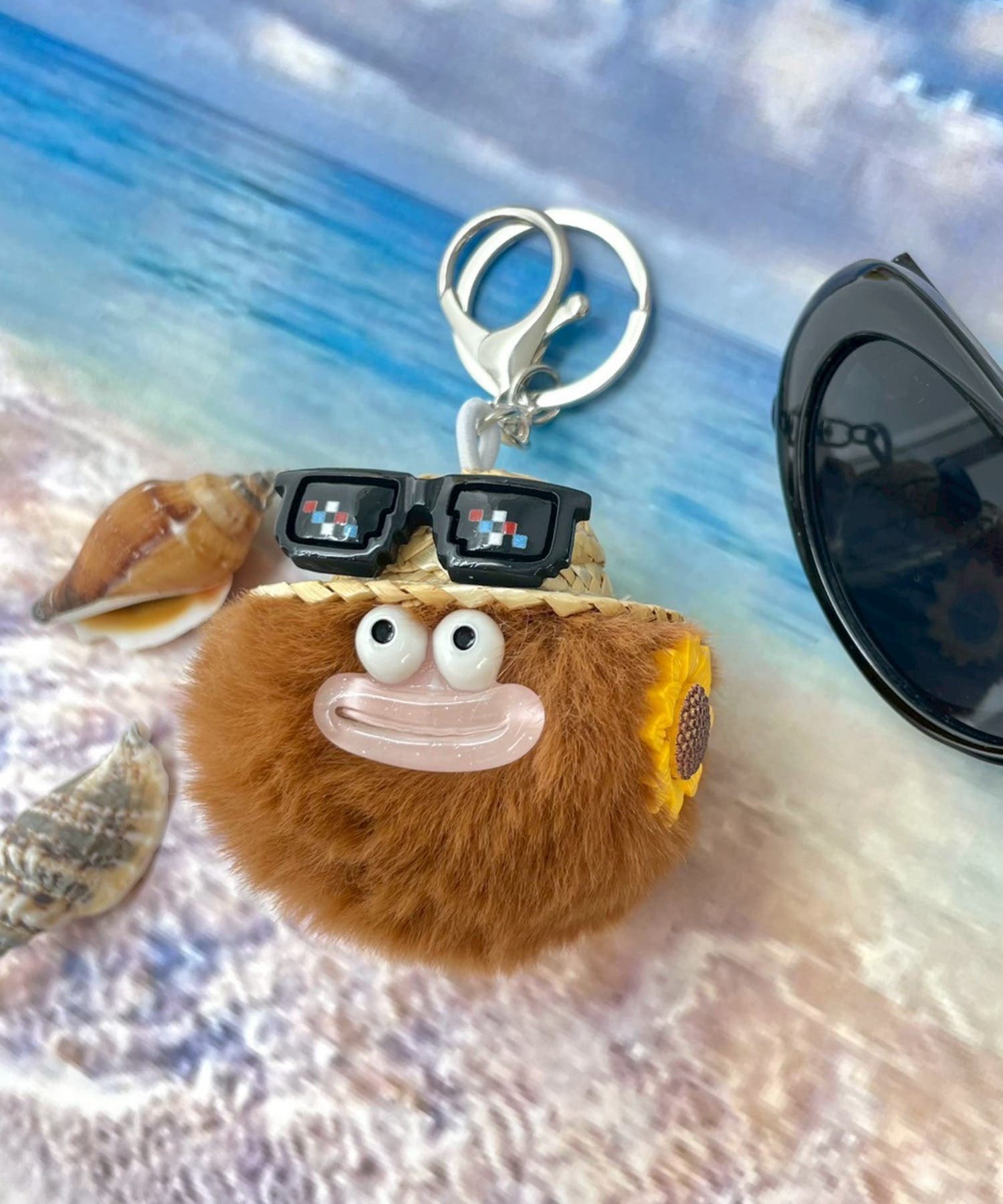 サマバケ麦わらモンスターぬいぐるみキーホルダー[品番：WG010094339