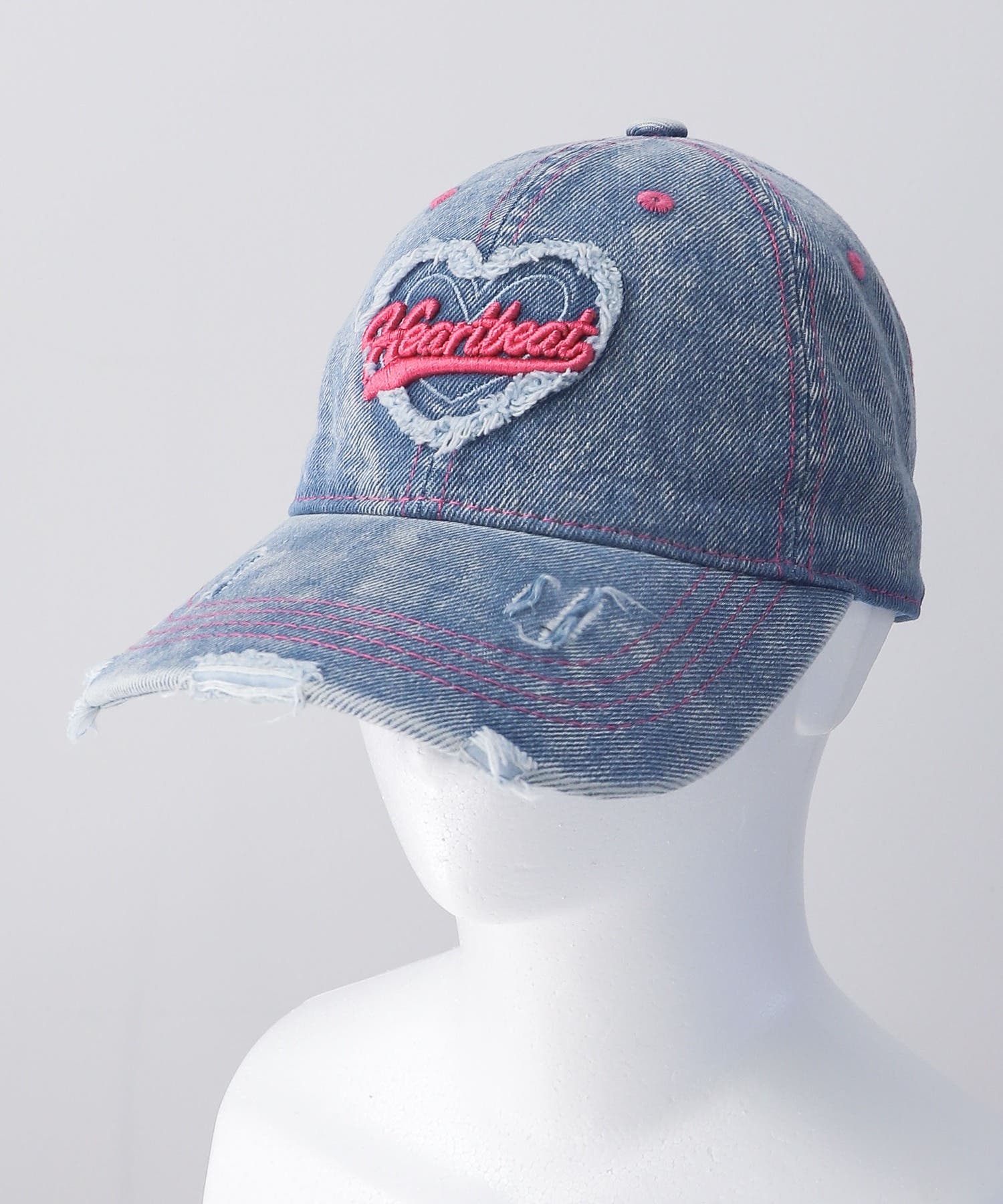 ハートフリンジ刺繍キャップ[品番：WG010094547]｜WEGO【MEN