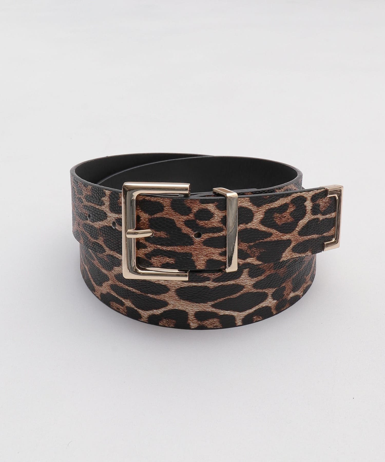 Lスクエアバックルレオパードベルト[品番：WG010094851]｜WEGO【WOMEN