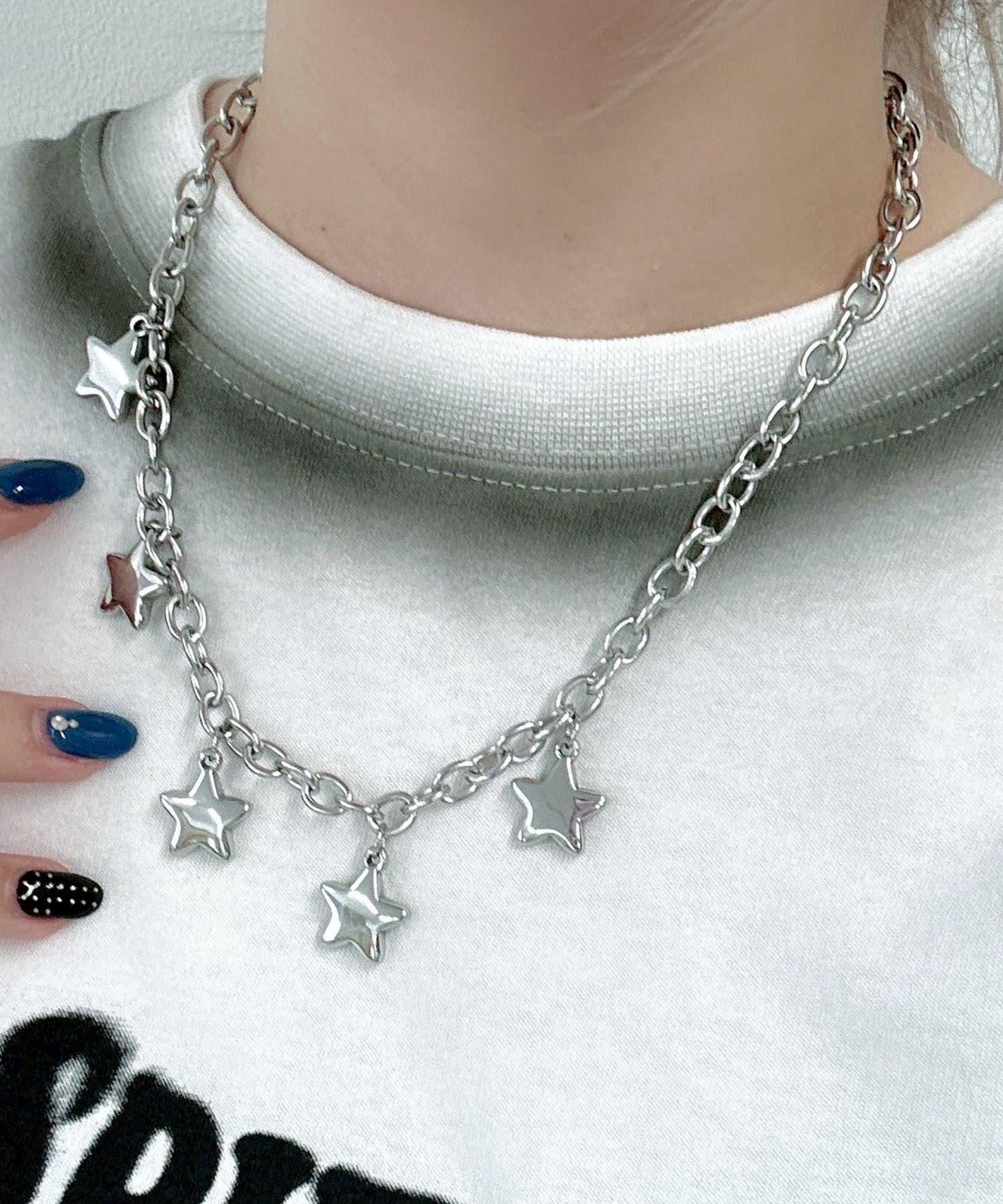 SLANGY ネックレス Lモチーフステンレスネックレス[品番：WG010095499]｜WEGO