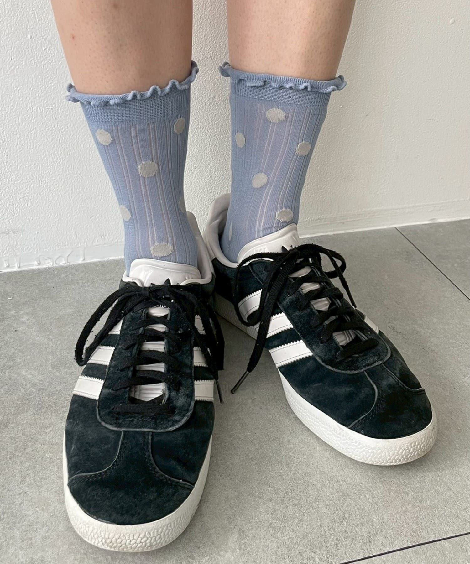 DimMoire フリルロゴソックス メール便】レースフリルショートソックス – レディース