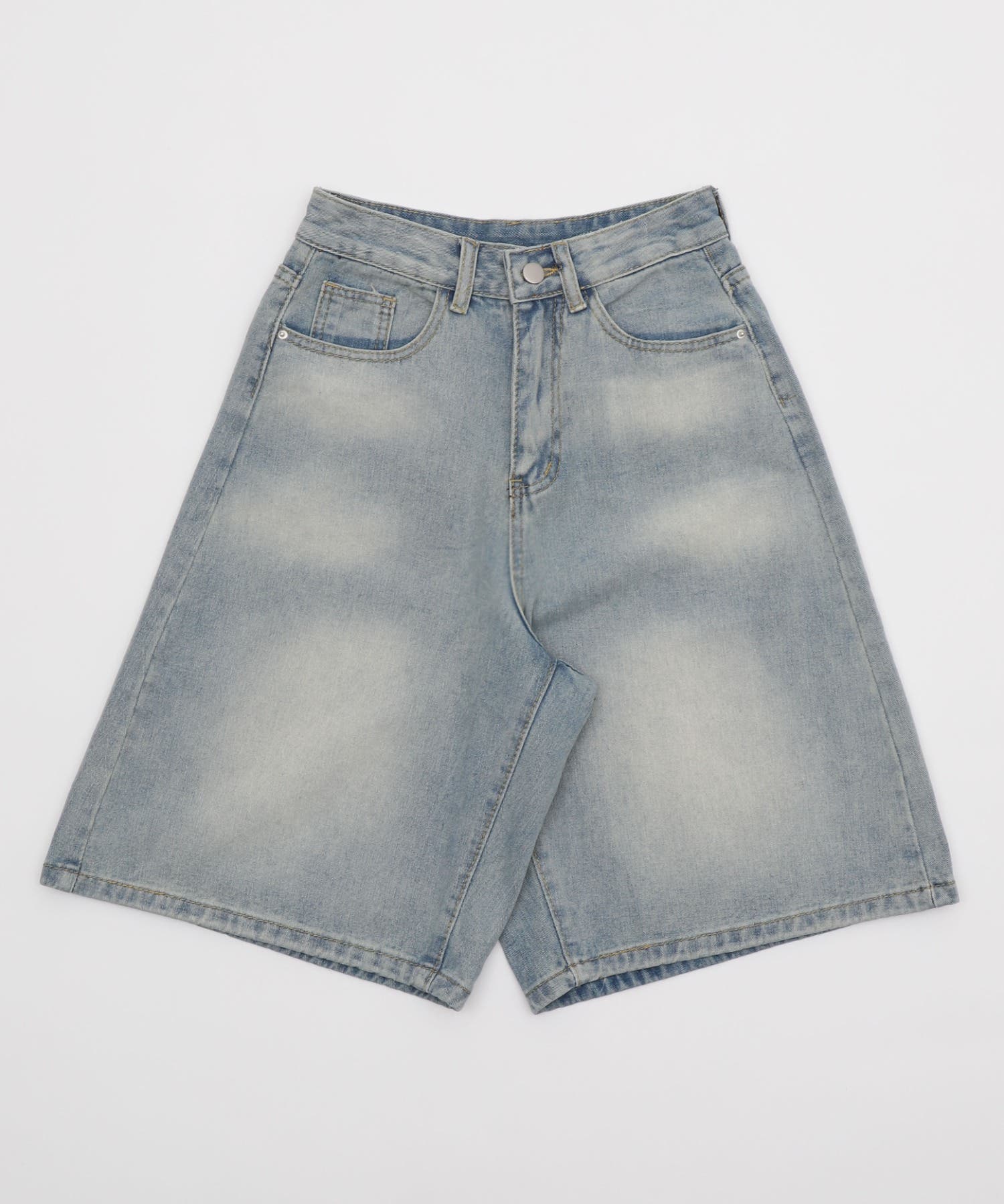 LGBデニムハーフパンツ バックフラップポケットデニムハーフパンツ[品番：WG010095708