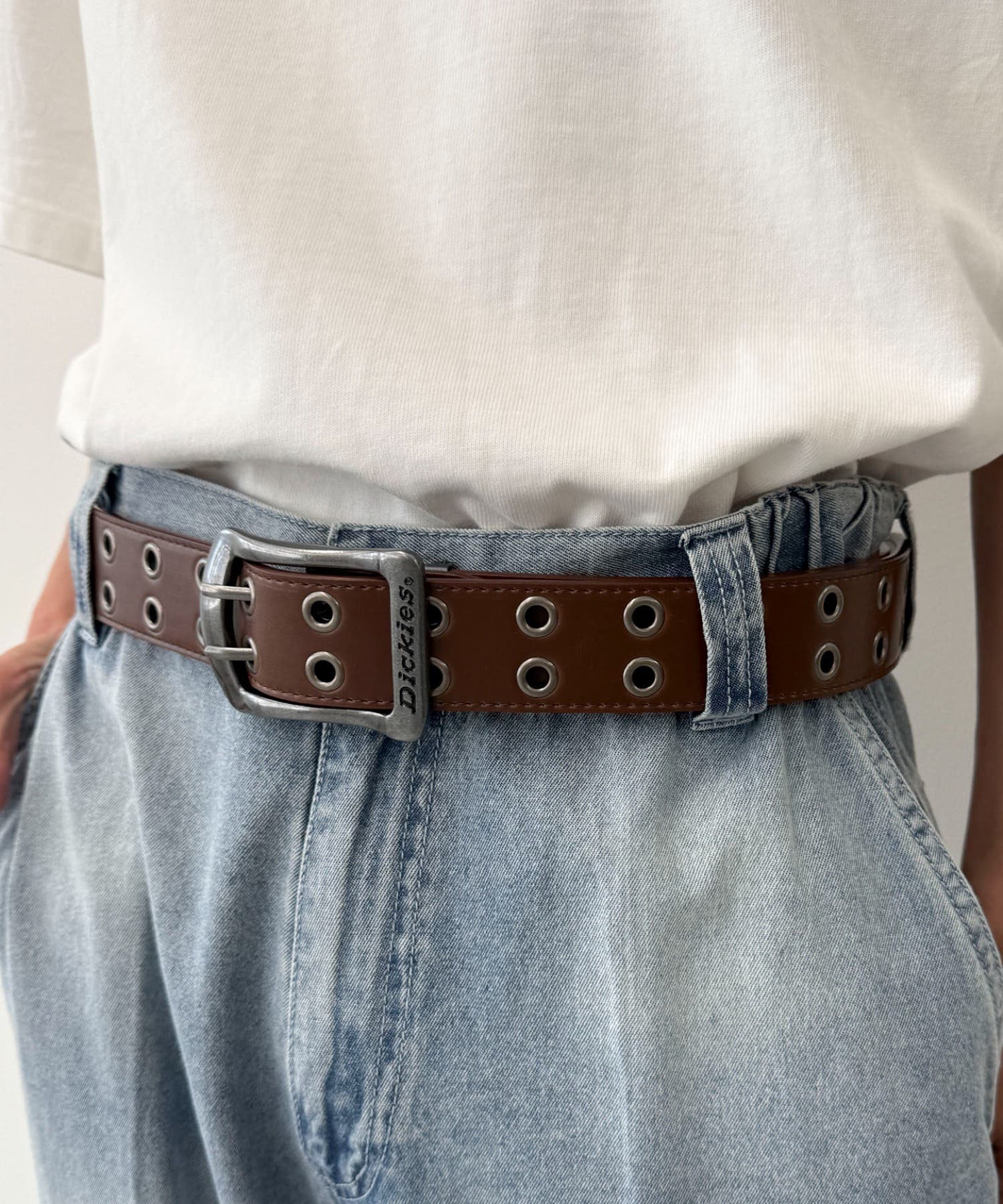 TOGOAKI OGINO ベルト are you different Dickies ダブルハトメベルト[品番：WG010095722]｜WEGO【MEN