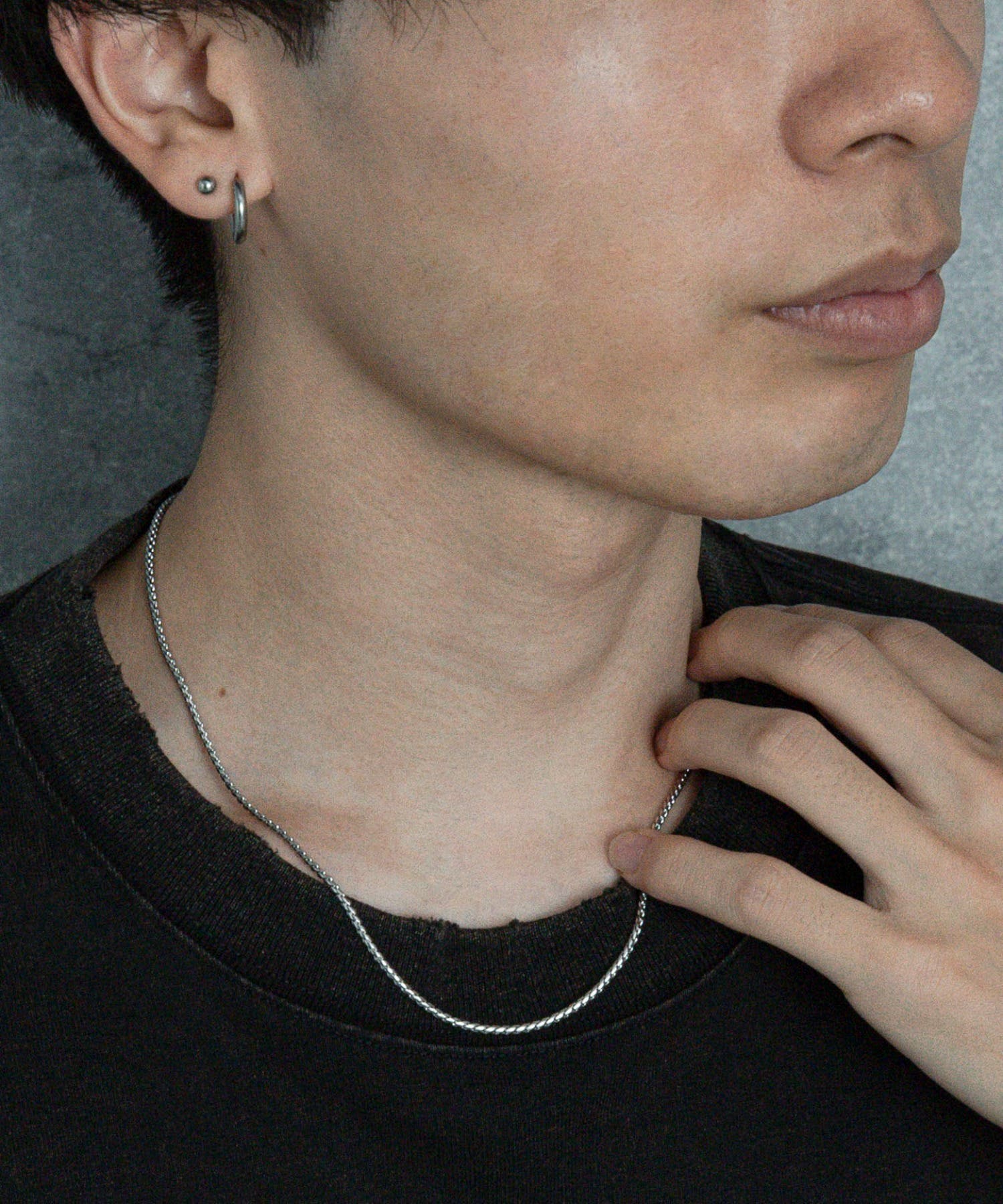 ウヌ　ネックレス Mフックチェーンネックレス[品番：WG010095860]｜WEGO【MEN