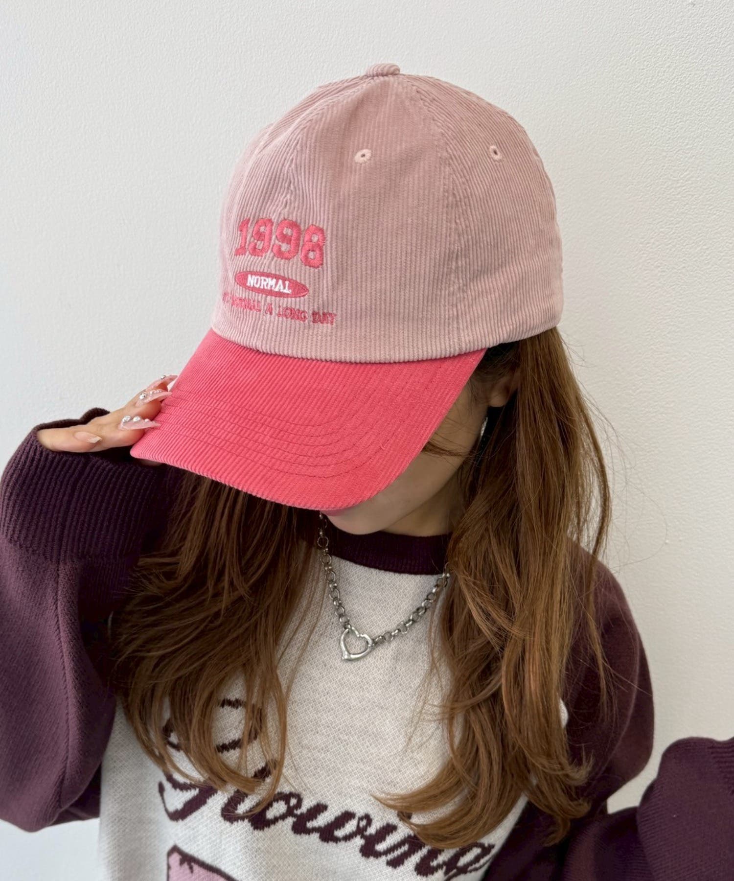 1998ロゴコーデュロイキャップ[品番：WG010096138]｜WEGO【MEN