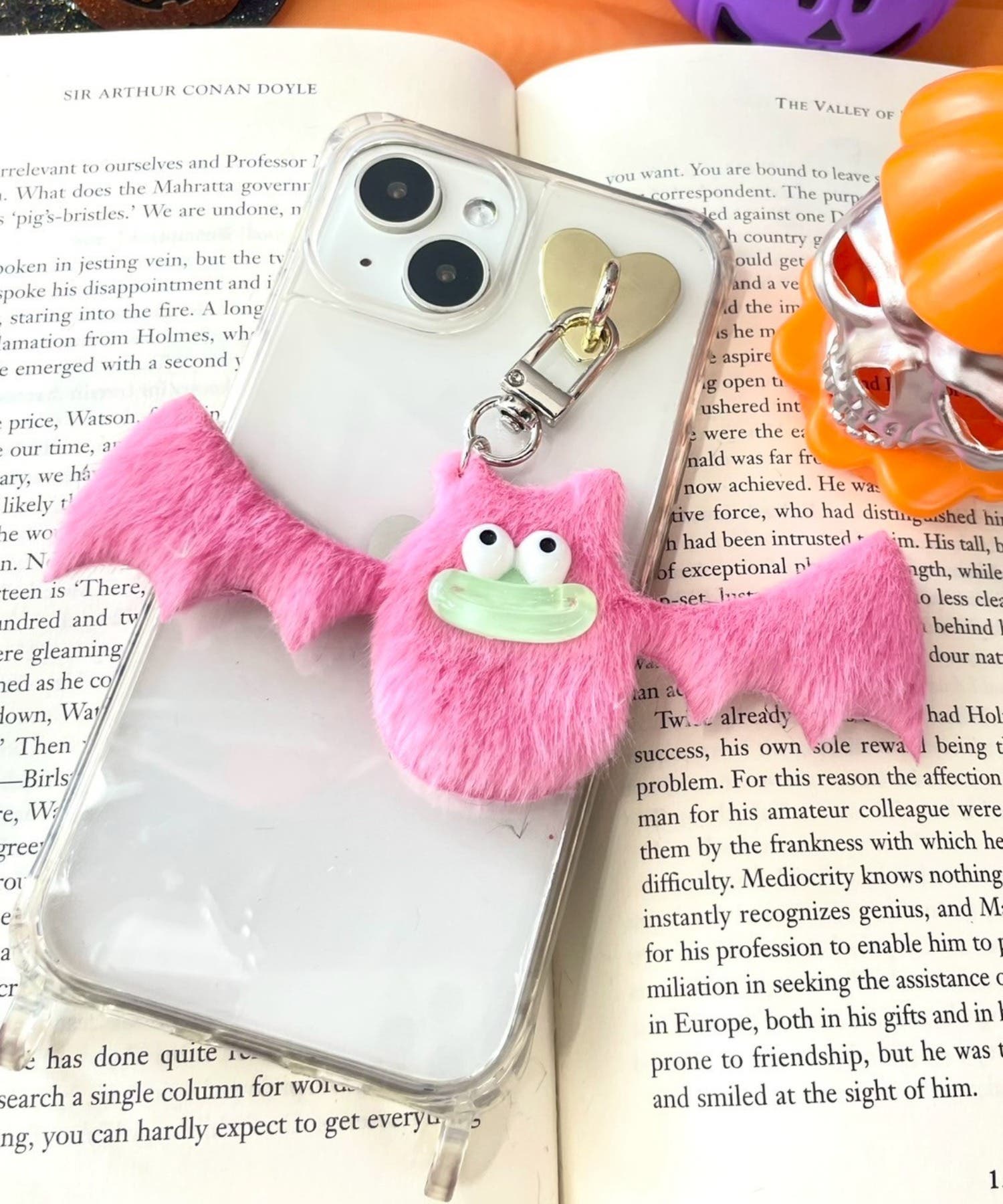 ミニハピハピコウモリモンスターぬいぐるみキーホルダー[品番