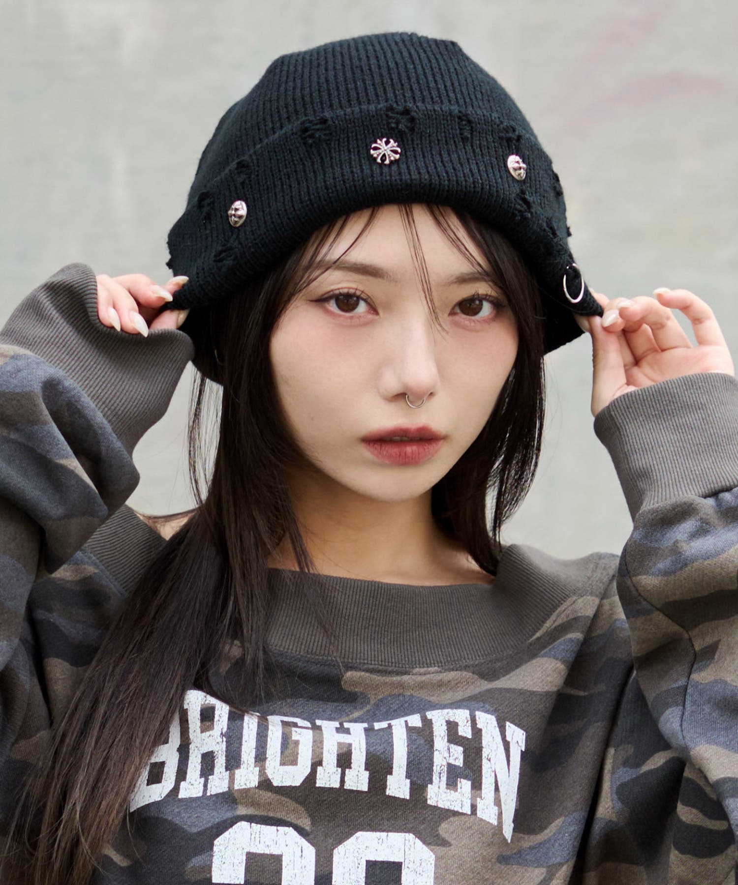 メタルチャームニットキャップ[品番：WG010096300]｜WEGO【MEN