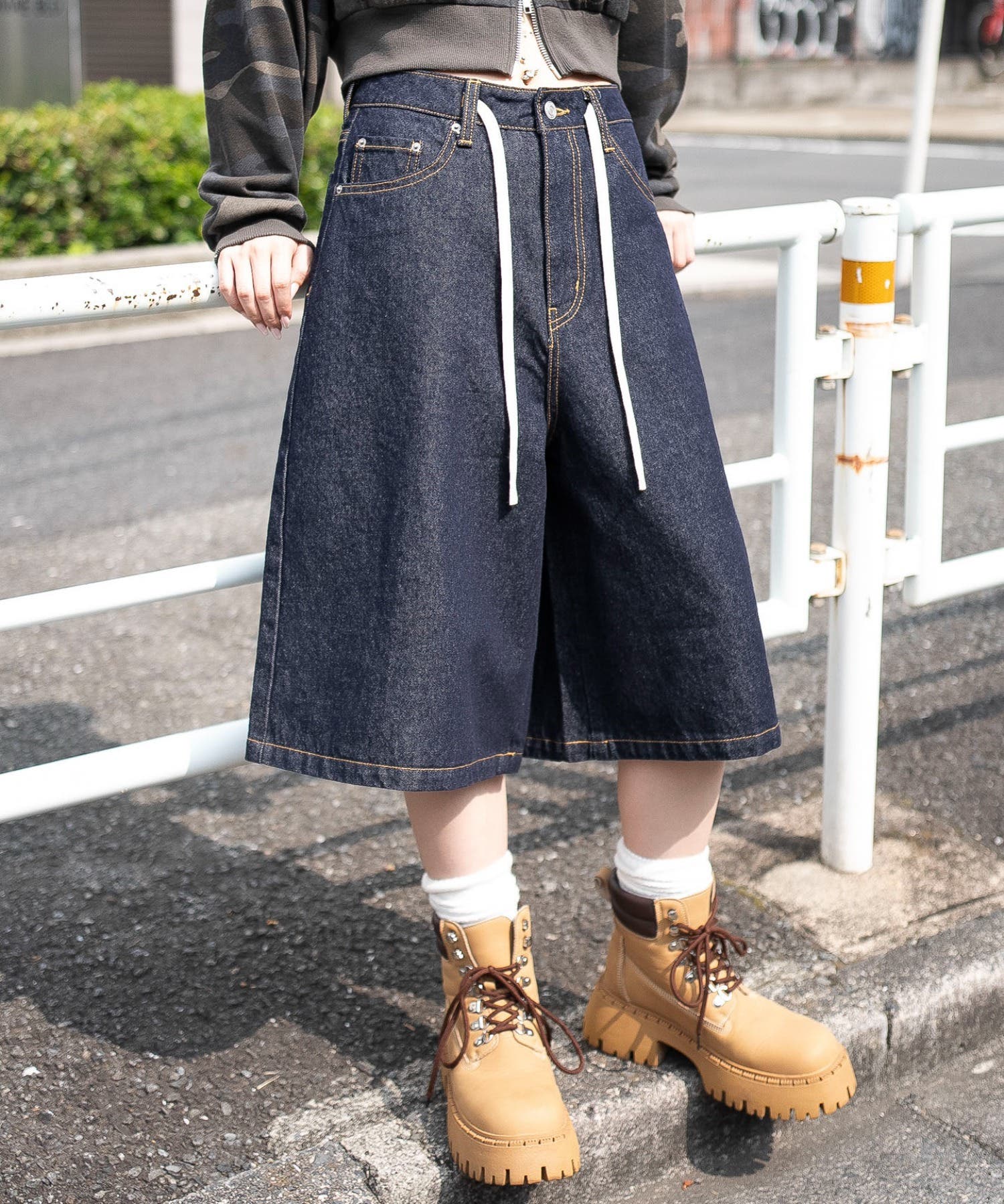 リジッドバギーハーフパンツ[品番：WG010096391]｜WEGO【WOMEN