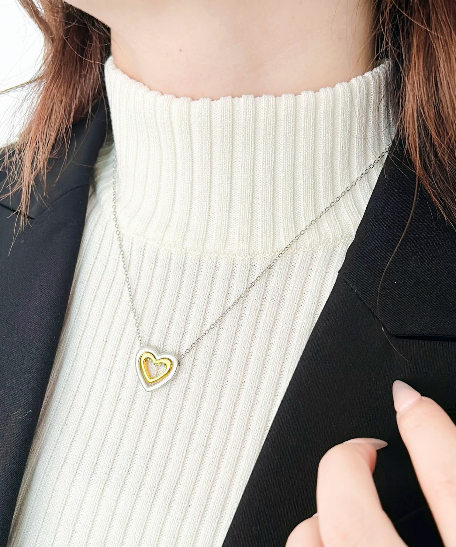 Lツインハートネックレス[品番：WG010097090]｜WEGO【WOMEN