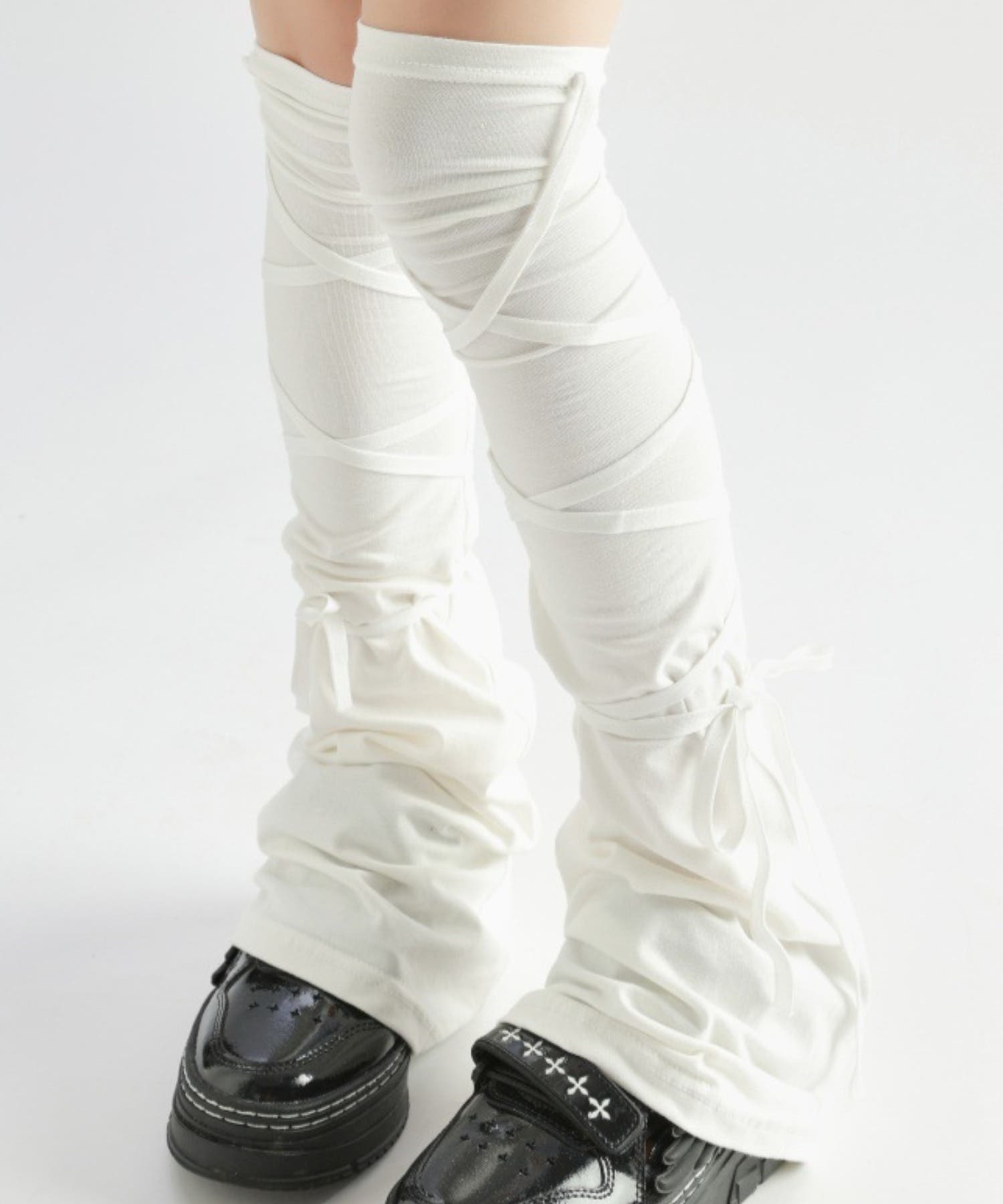 レースアップニーハイレッグカバー[品番：WG010097199]｜WEGO【WOMEN