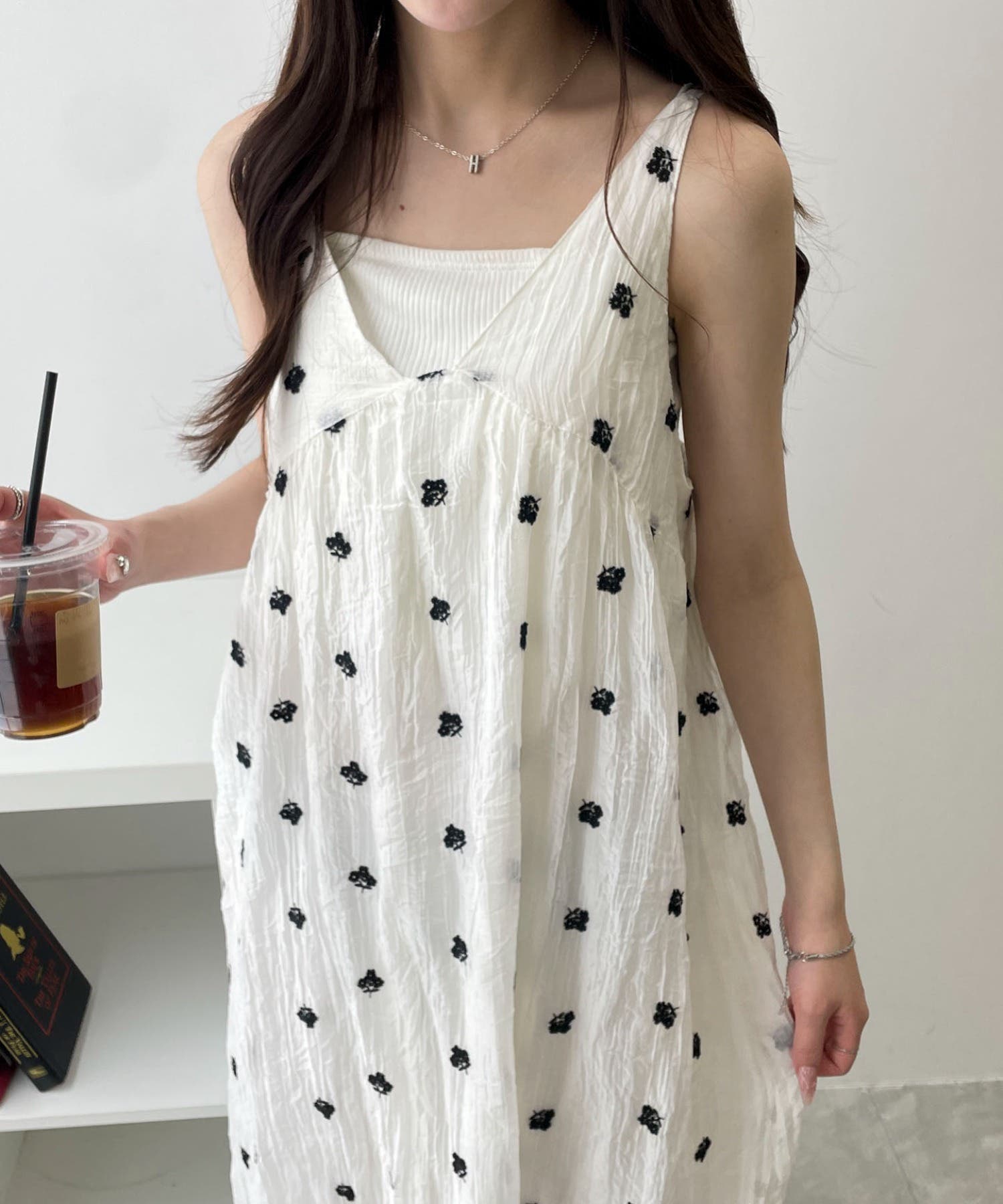 楊柳刺繍キャミワンピ[品番：WG010098688]｜WEGO【WOMEN】（ウィゴー