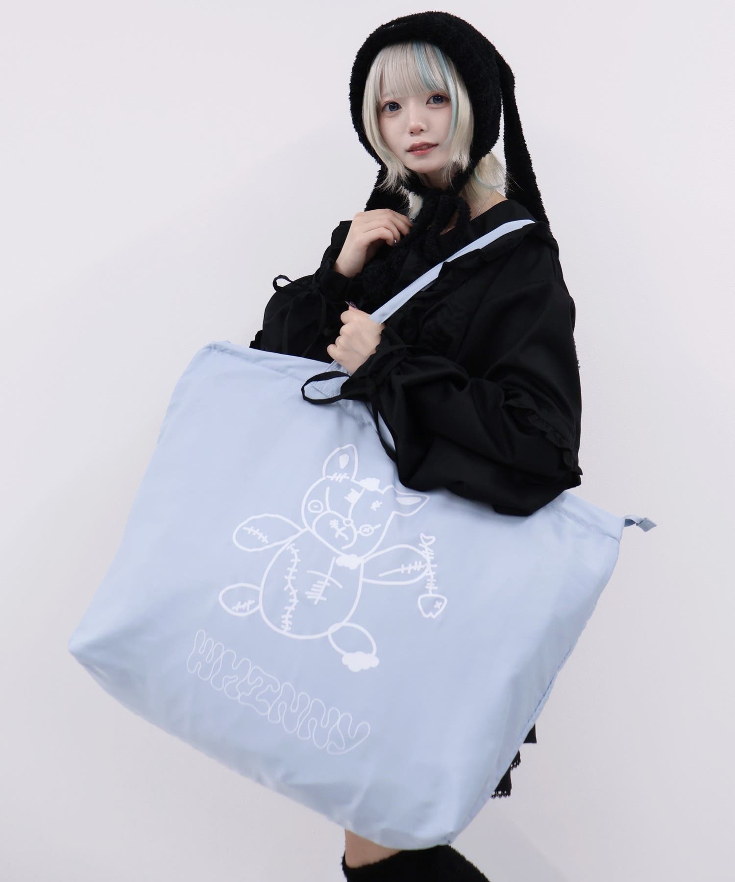 ホネホネ闇うさぎのデカバッグ[品番：WG010093381]｜WEGO【WOMEN