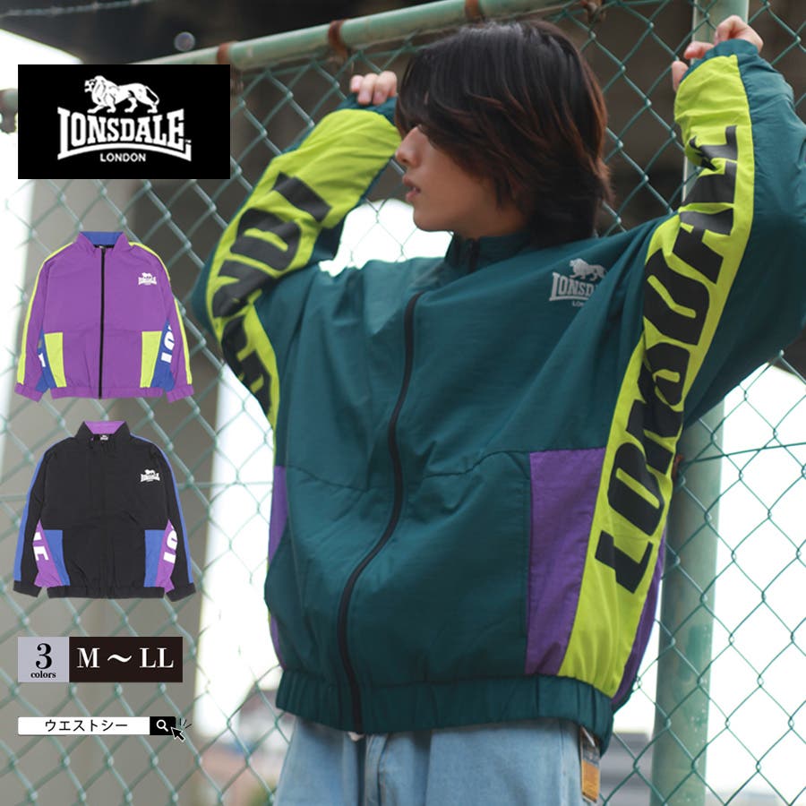 LONSDALE ロンズデール ナイロンワッシャーボリュームスリーブ