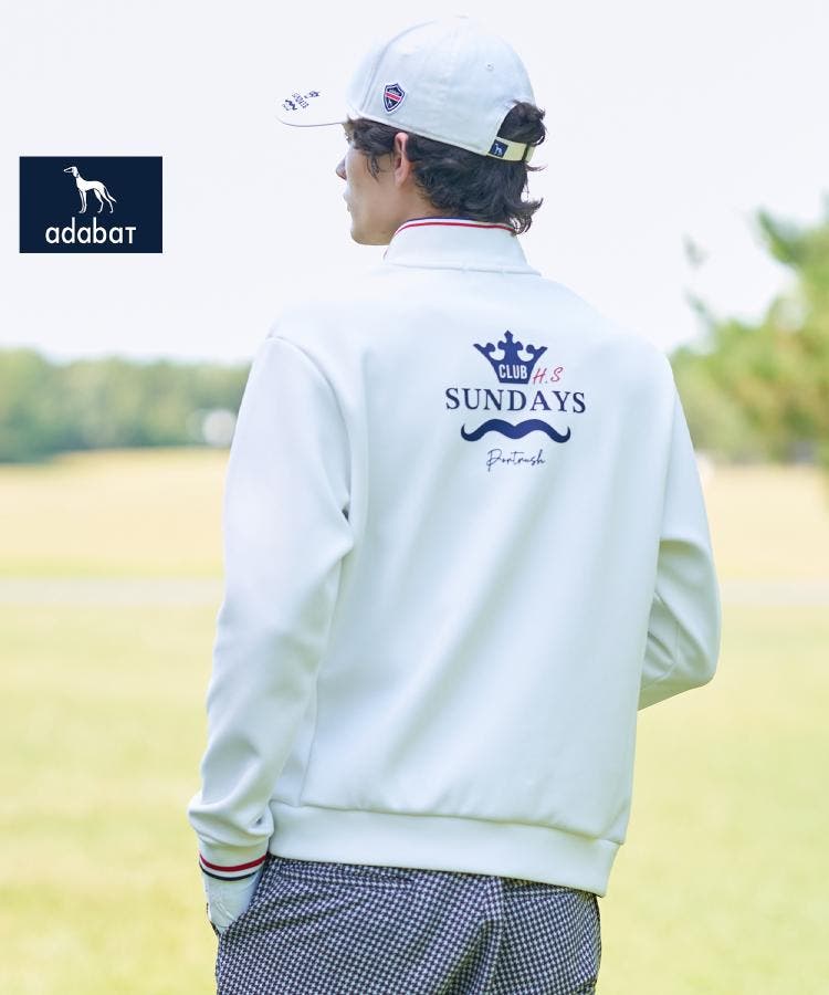 新レーベル ADABAT NAVY】せとはるコラボ ハーフジッププルオーバー