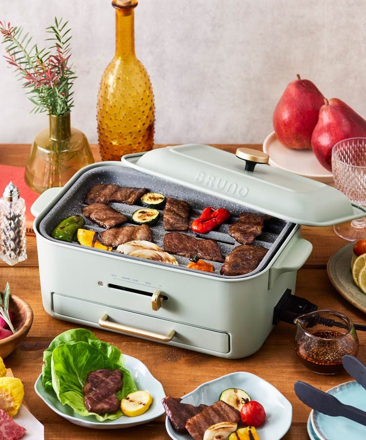 BRUNO コンパクトグリルホットプレート コンパクトグリルホットプレート グリーン ＜BRUNO ブルーノ＞[品番