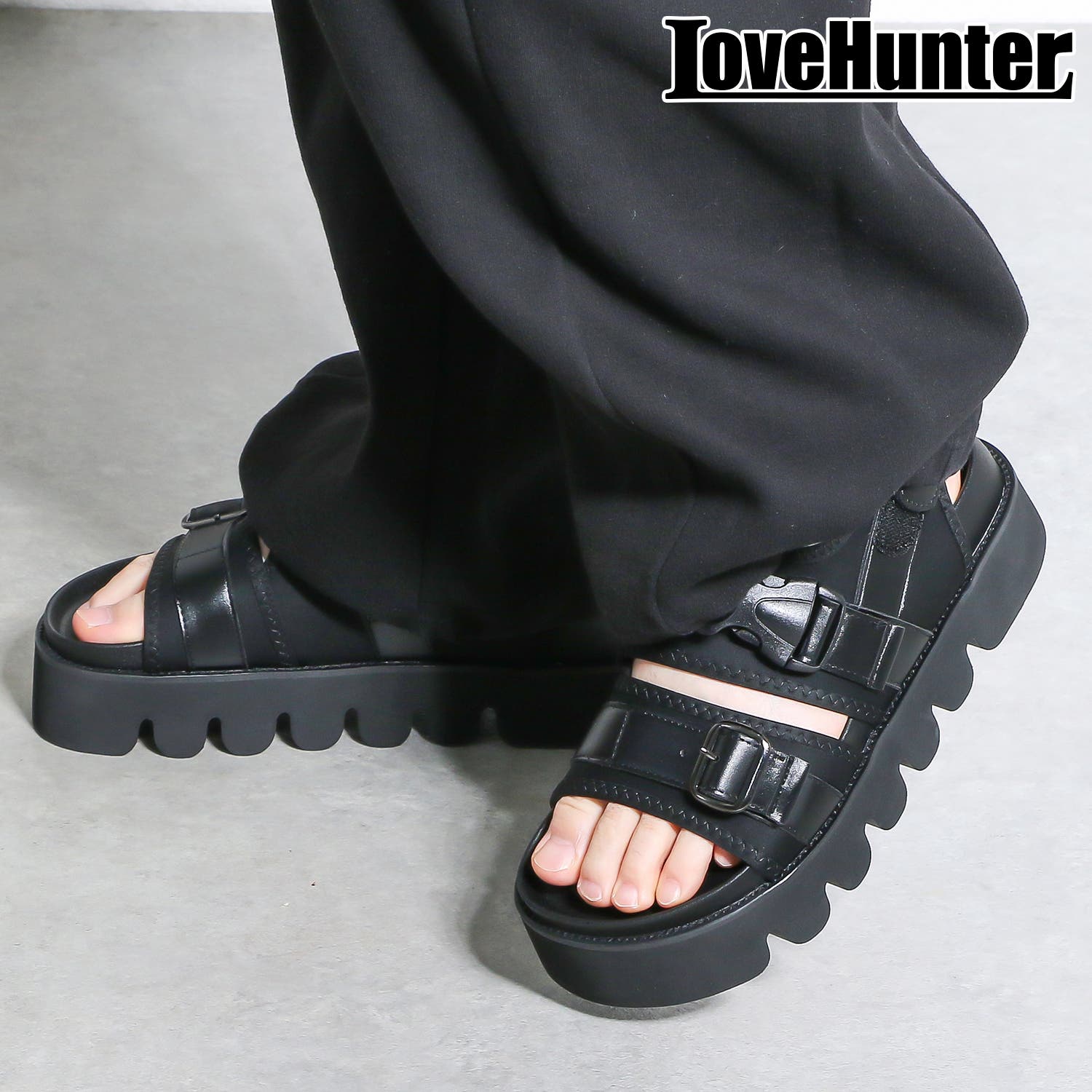 メンズ ストリート セットアップ 厚底サンダル ☆1969[品番