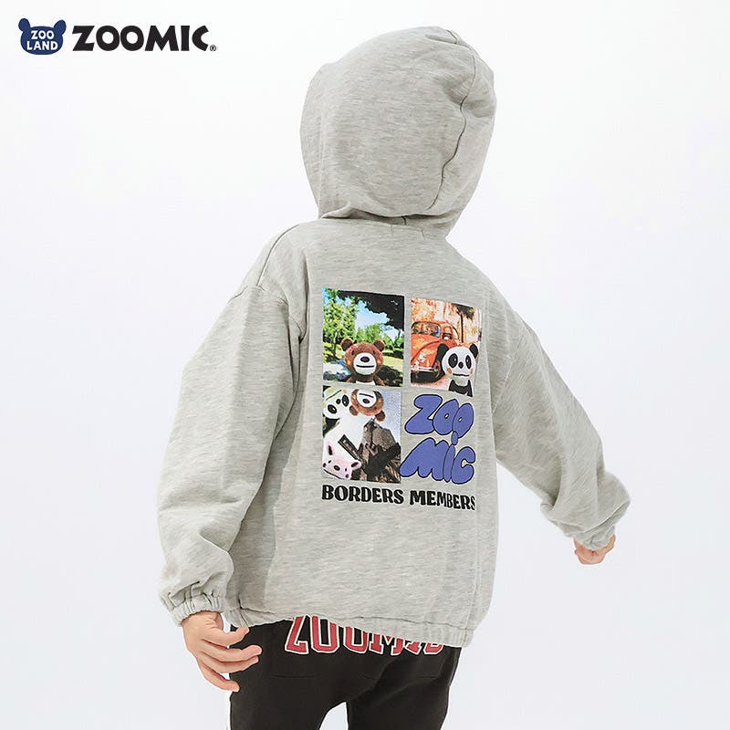 キッズ ジップパーカー 長袖[品番：ZOOK0001742]｜zooland