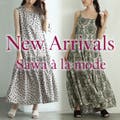 大人可愛いフロッキードットノースリーブワンピース他☆新作発表